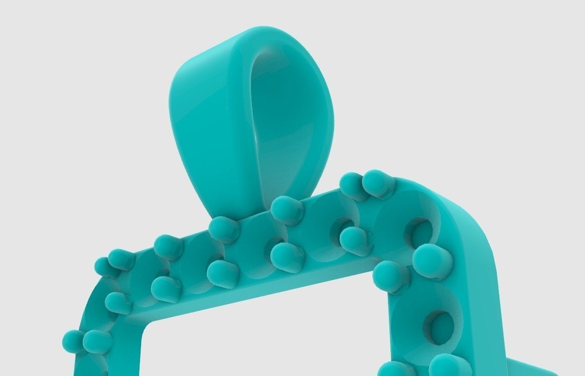 diamond credit suisse fortuna gold pamp bar frame 3D print model_8