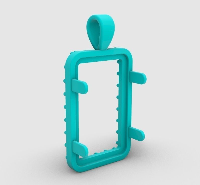 diamond credit suisse fortuna gold pamp bar frame 3D print model_7