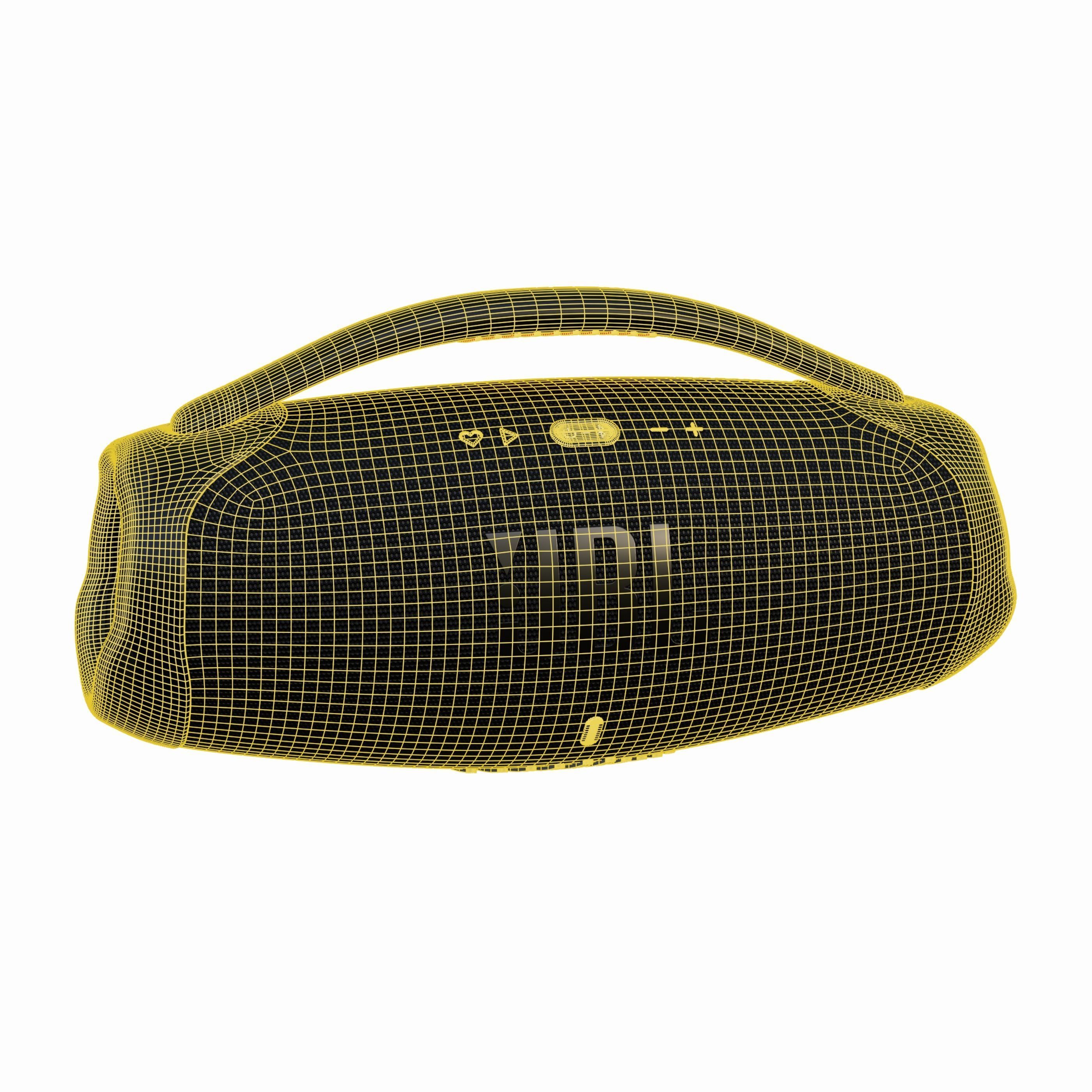 JBL Boombox3 Wi-Fi Speaker Low-poly 3D model_7