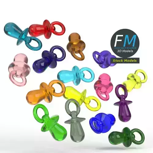 Decorative mini pacifiers 1