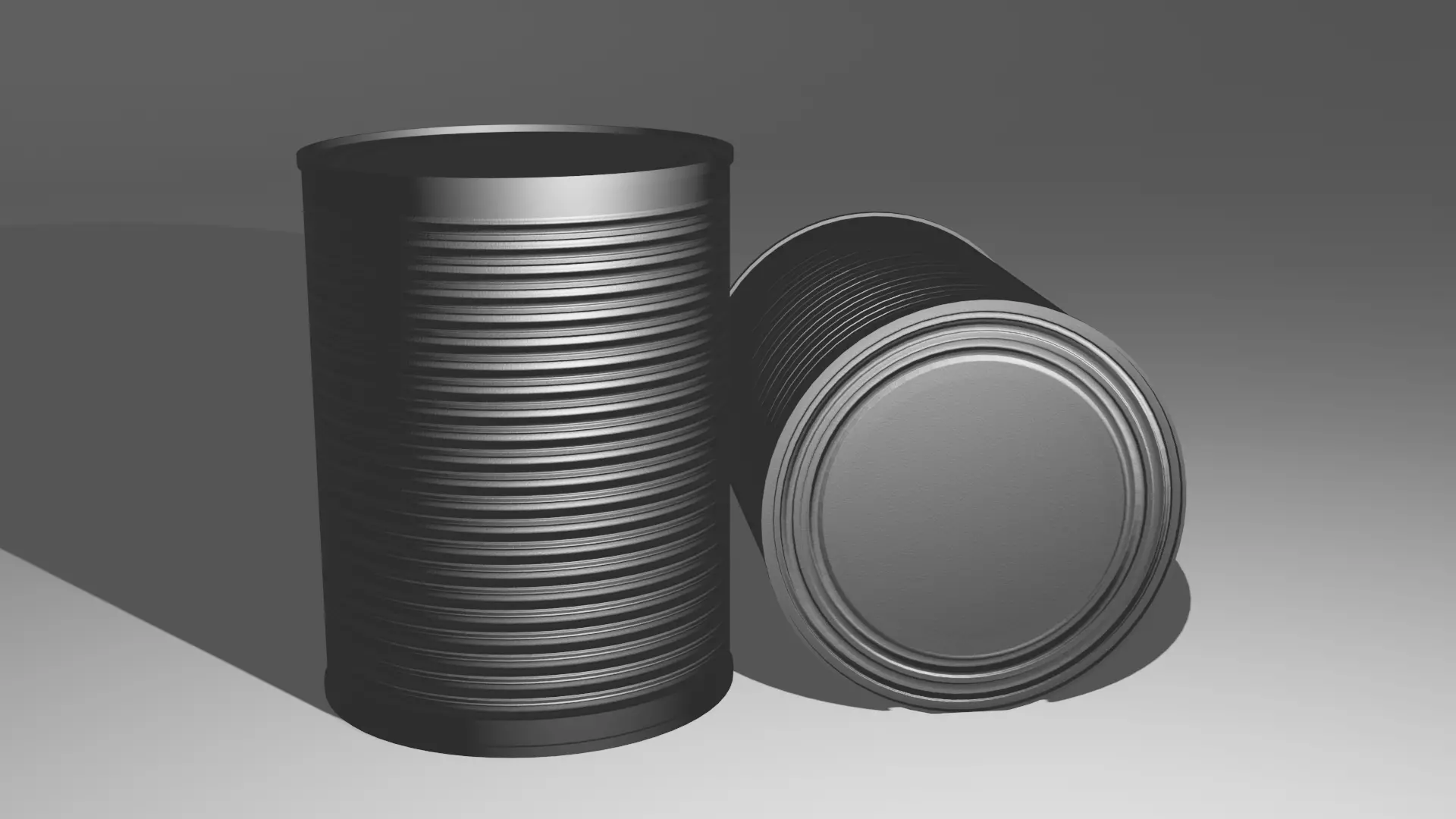Food can Free low-poly 3D model