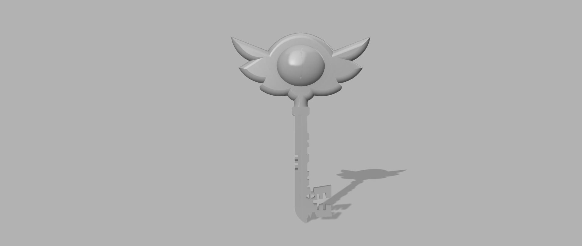 Hazbin hotel demon key 3D print model_12