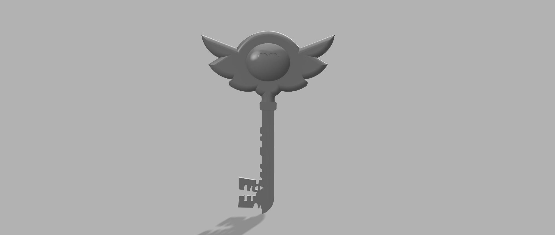 Hazbin hotel demon key 3D print model_9