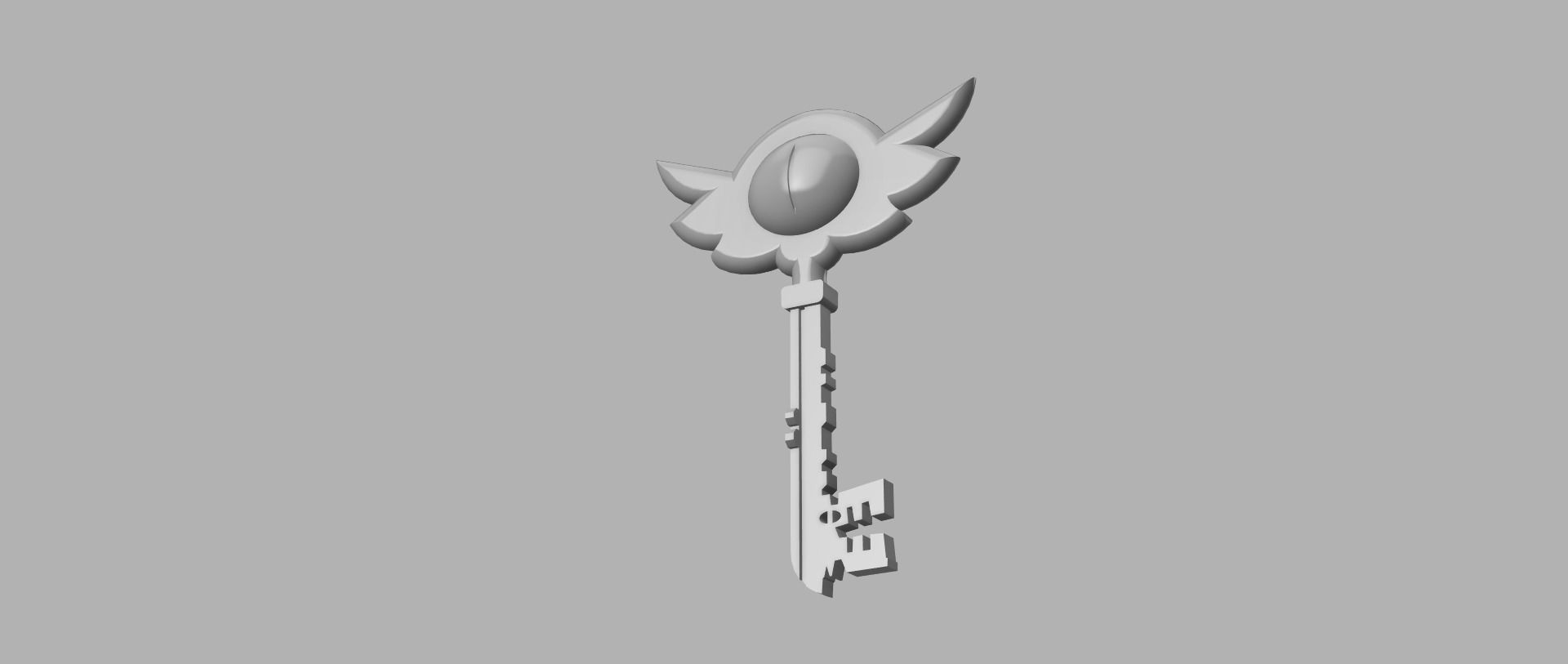 Hazbin hotel demon key 3D print model_10