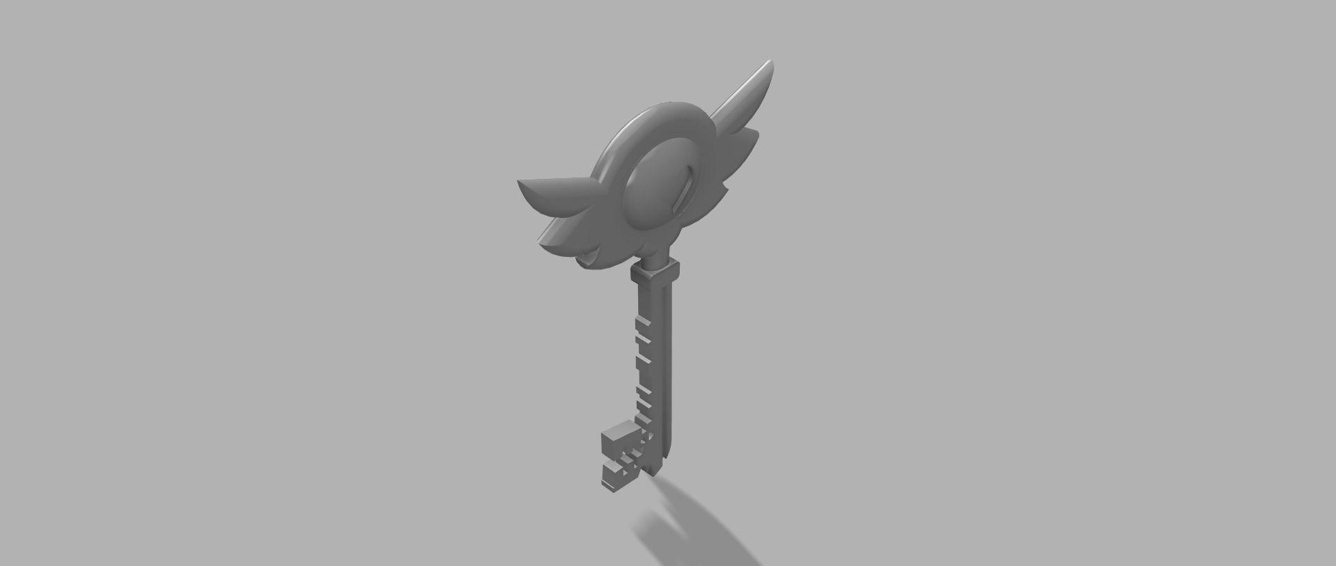 Hazbin hotel demon key 3D print model_7