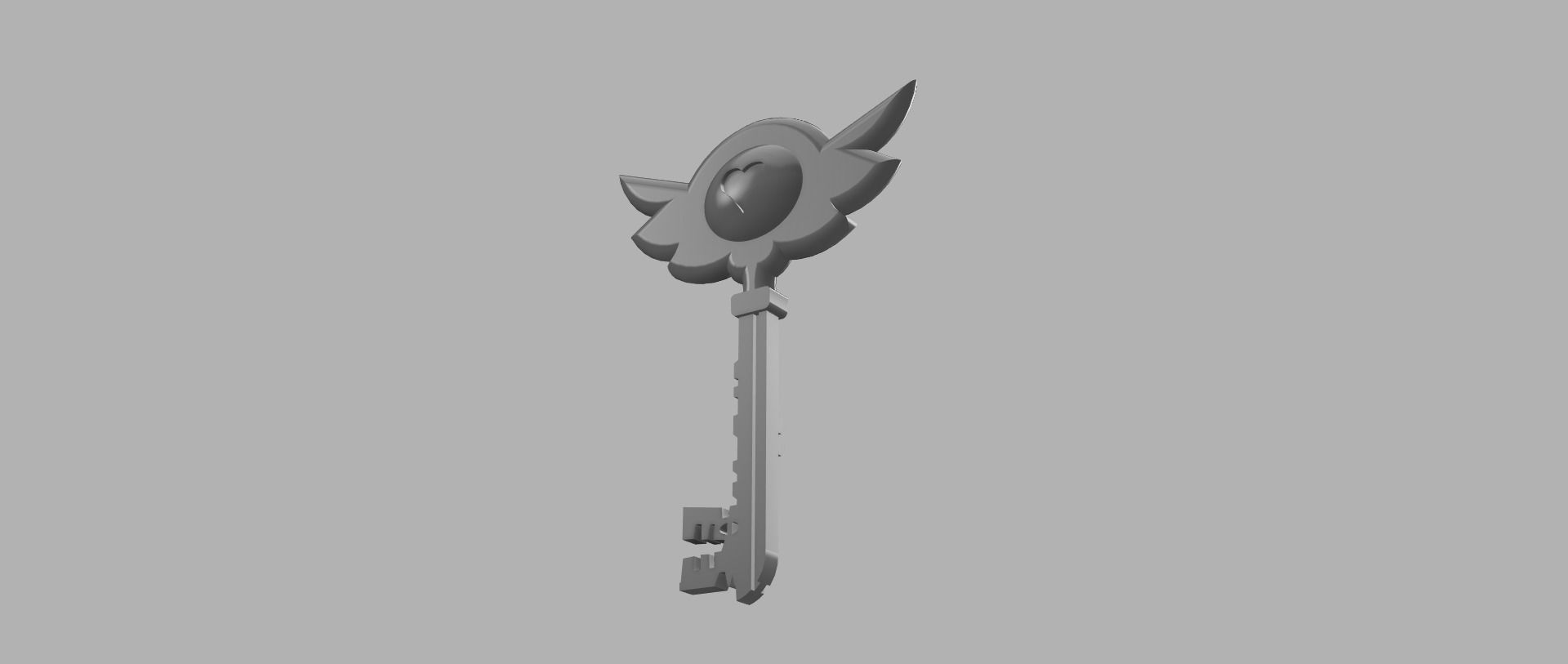 Hazbin hotel demon key 3D print model_11