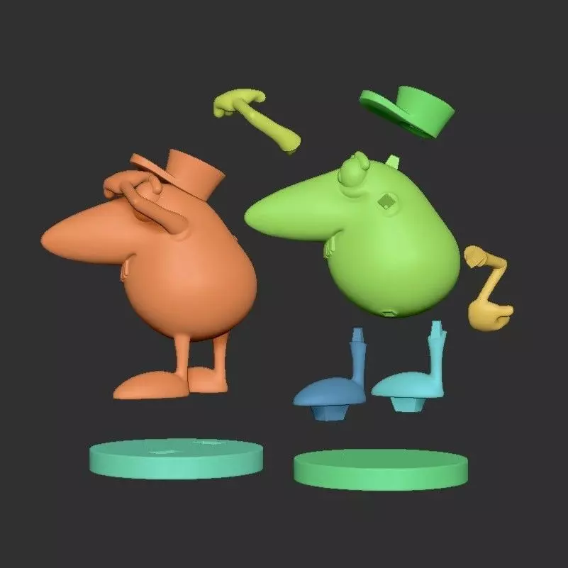 HOMBRE BLANCO 3D print model_4