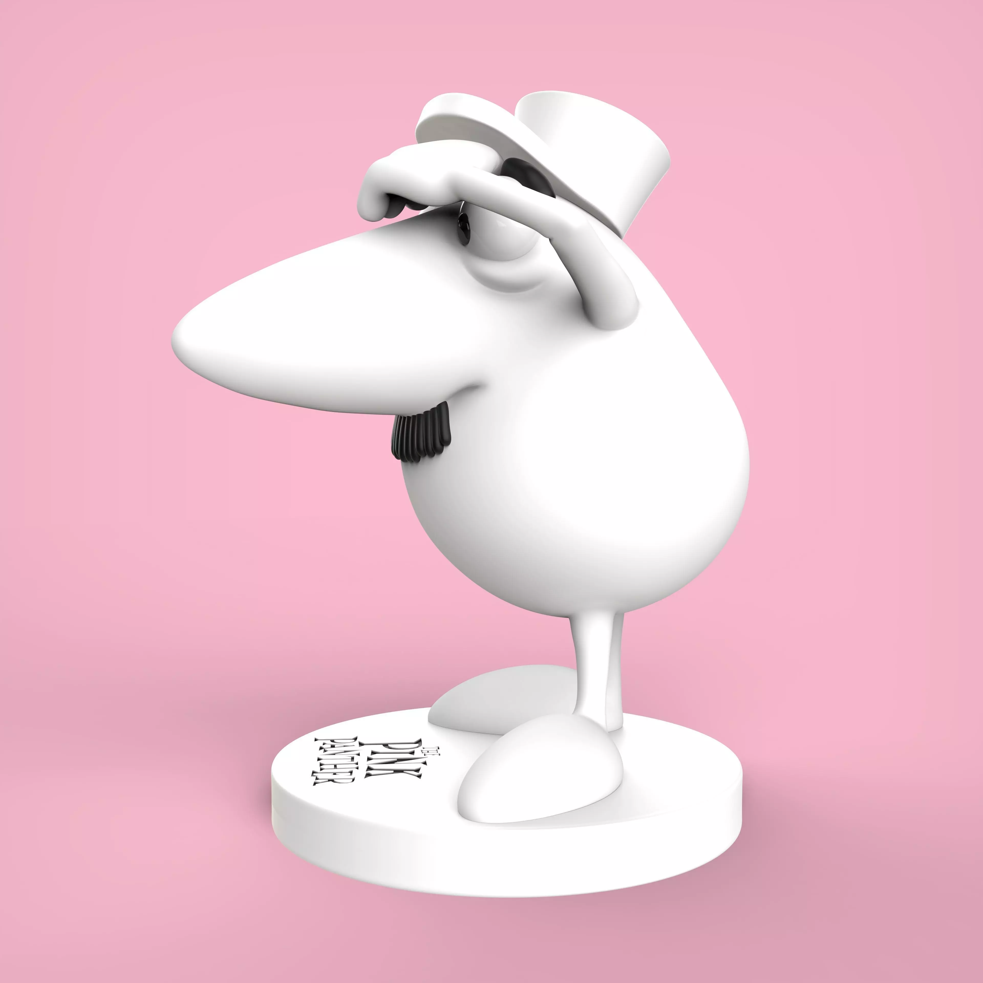 HOMBRE BLANCO 3D print model_2
