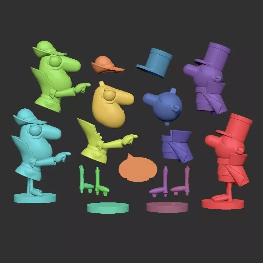 INSPECTOR CLOUSEAU Y SARGENTO DODO 3D print model_5