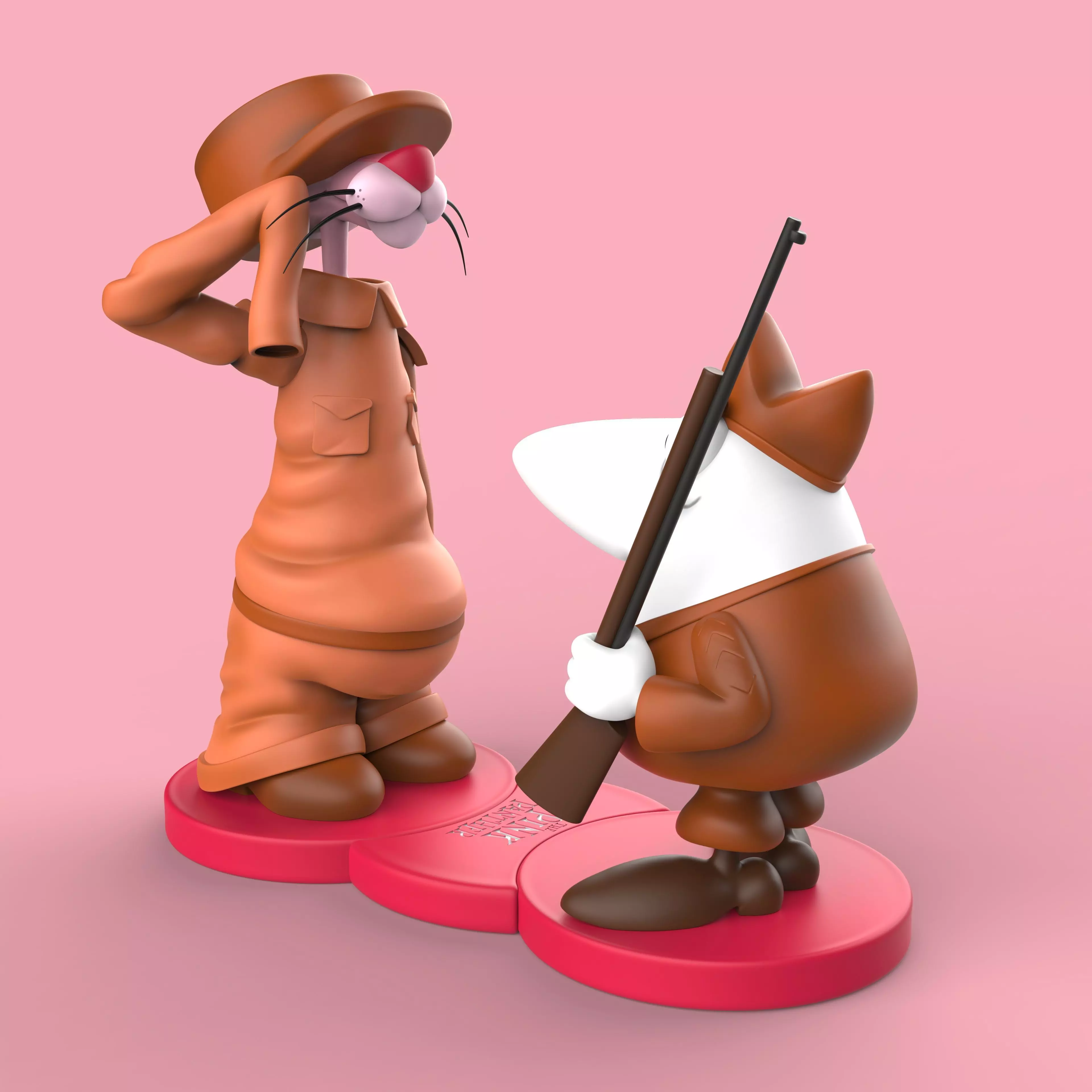 THE PINK SOLDIER- THE PINK PANTHER 3D print model_4
