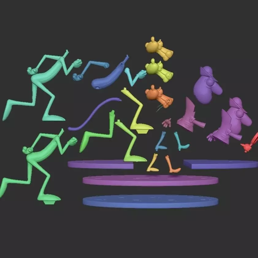 THE PINK PANTHER AND INSPECTOR 3D print model_7