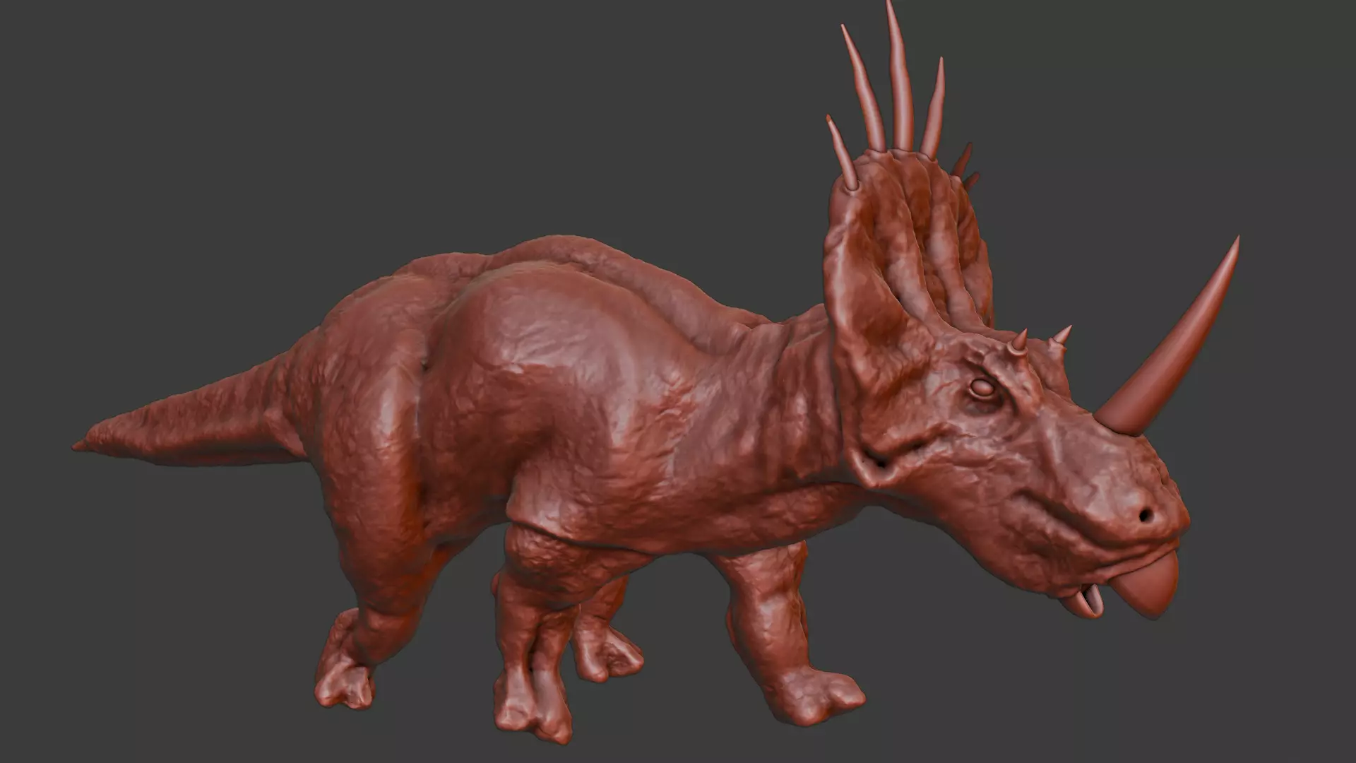 Dinosaur Styracosaurus 3D model_0