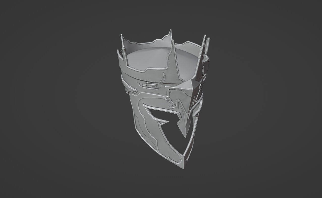 Reiko helmet from MK1 - Dressed to Kill 3D print model_6