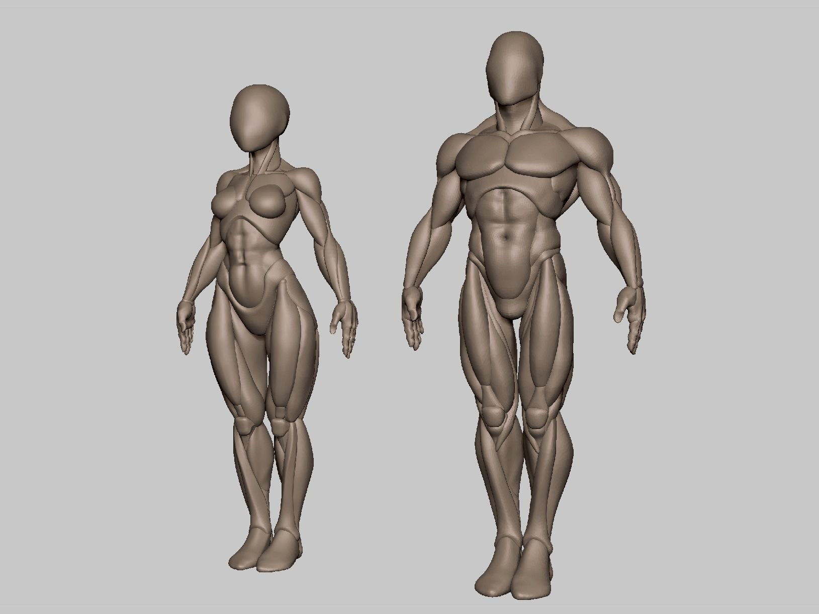 Pack 35 mm basemeshes 3D print model_1