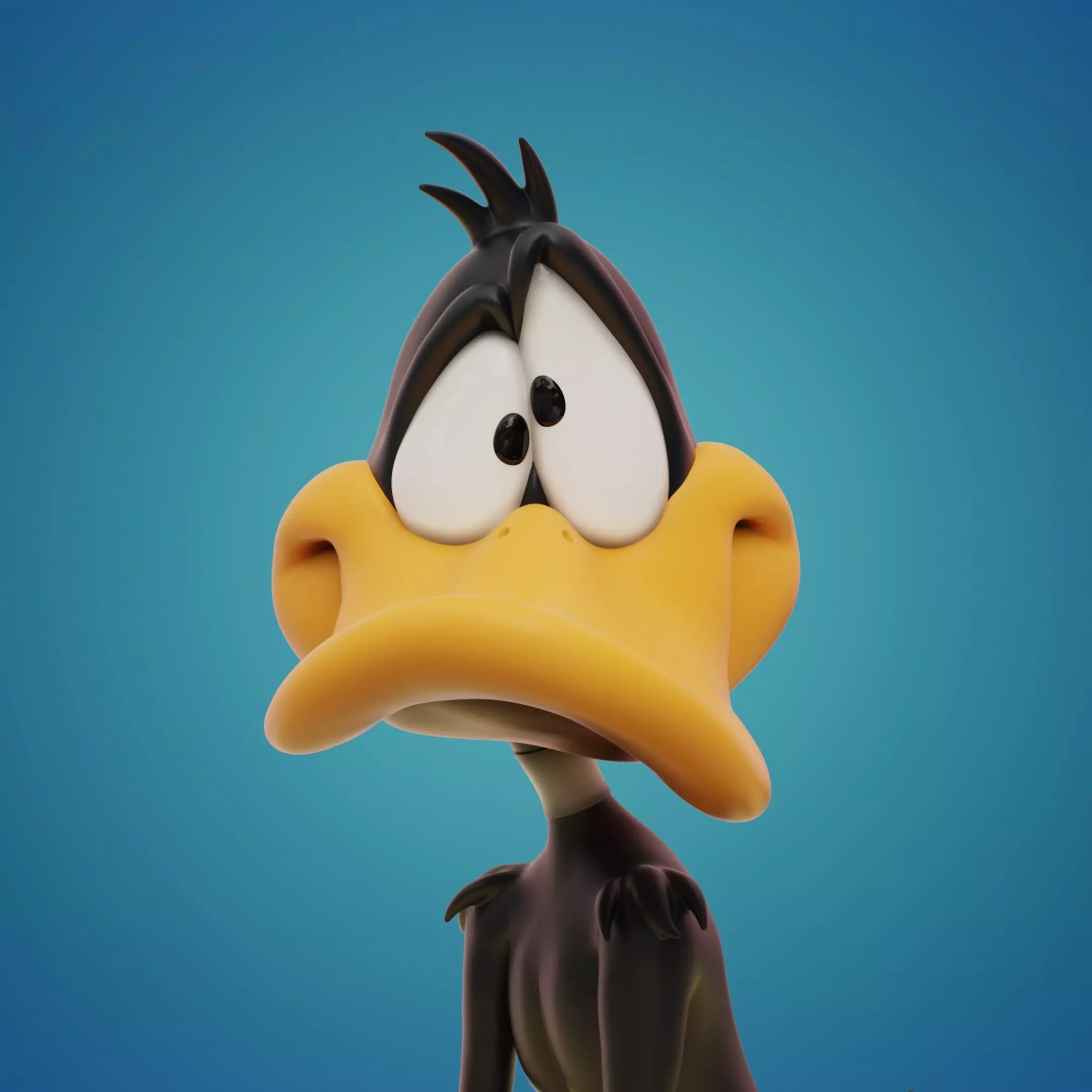 DUFFY DUCK x 3 3D print model_5