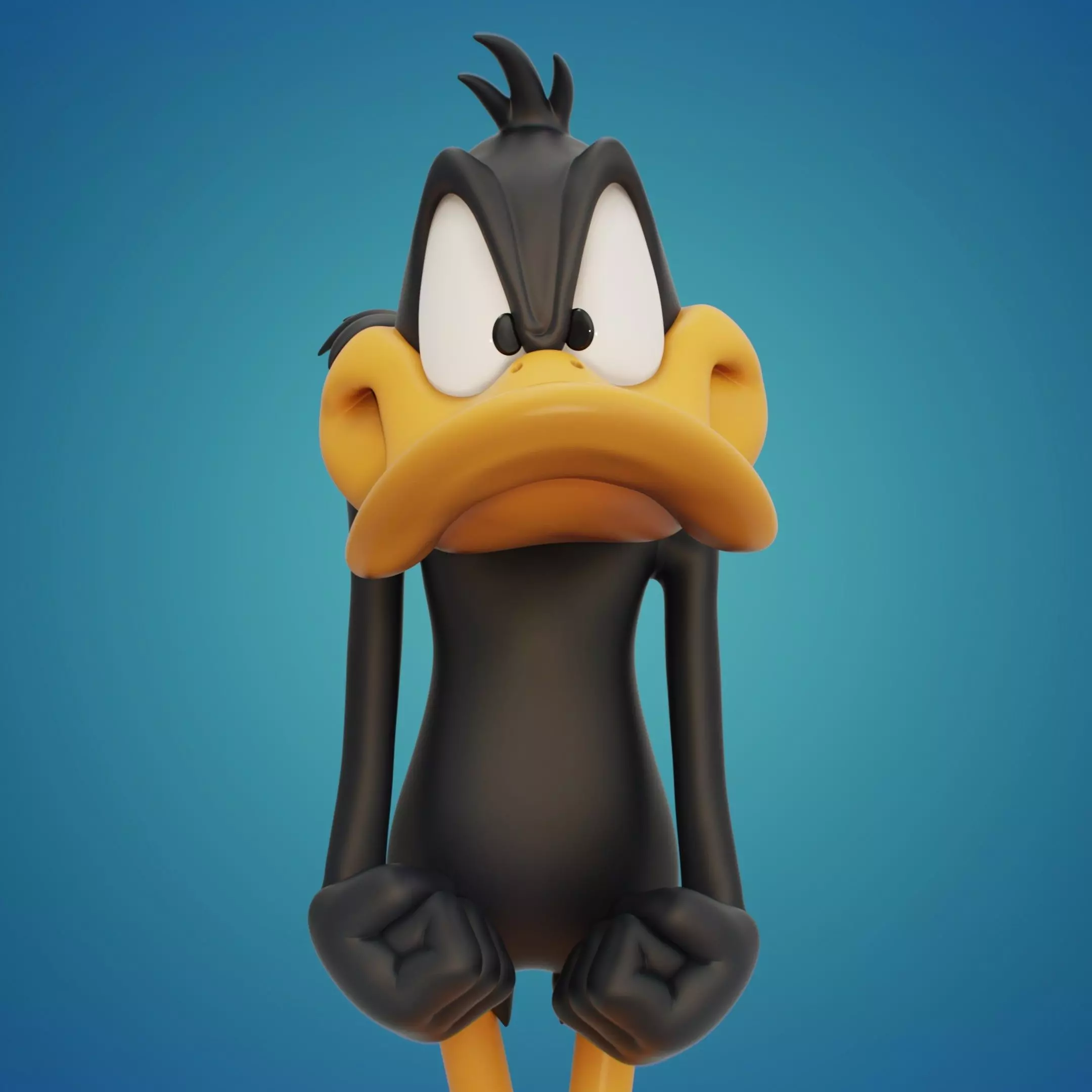 DUFFY DUCK x 3 3D print model_3