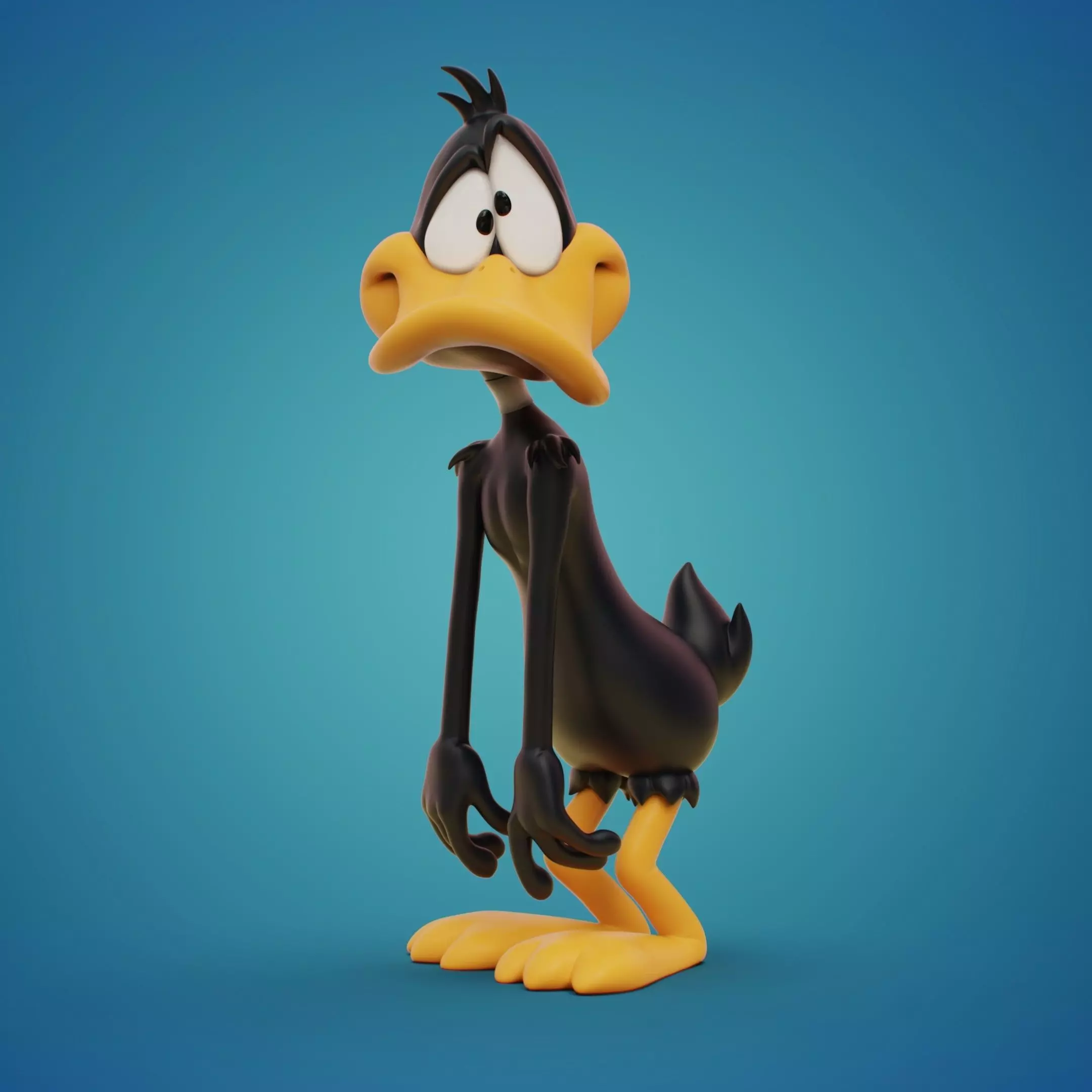 DUFFY DUCK x 3 3D print model_4