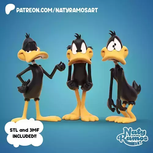 DUFFY DUCK x 3 3D print model