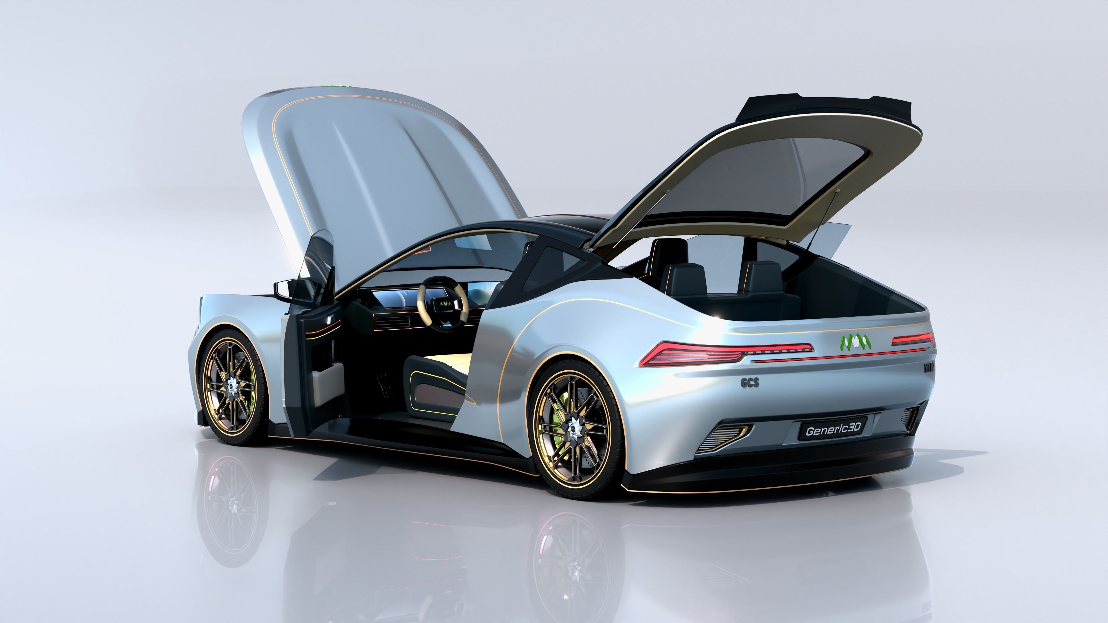 Generic Car Series - V1U2-G3D 3D model_14