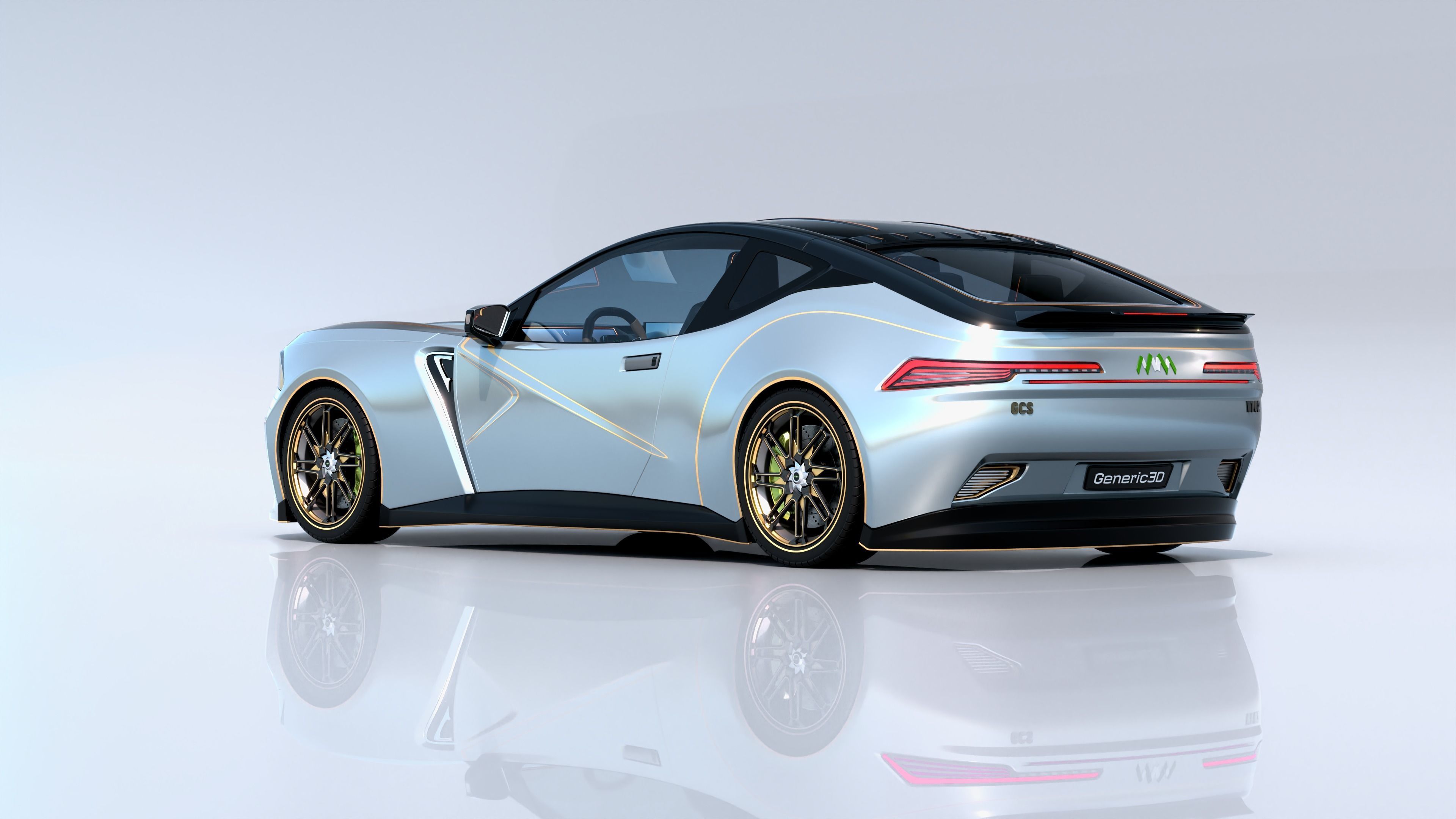 Generic Car Series - V1U2-G3D 3D model_9