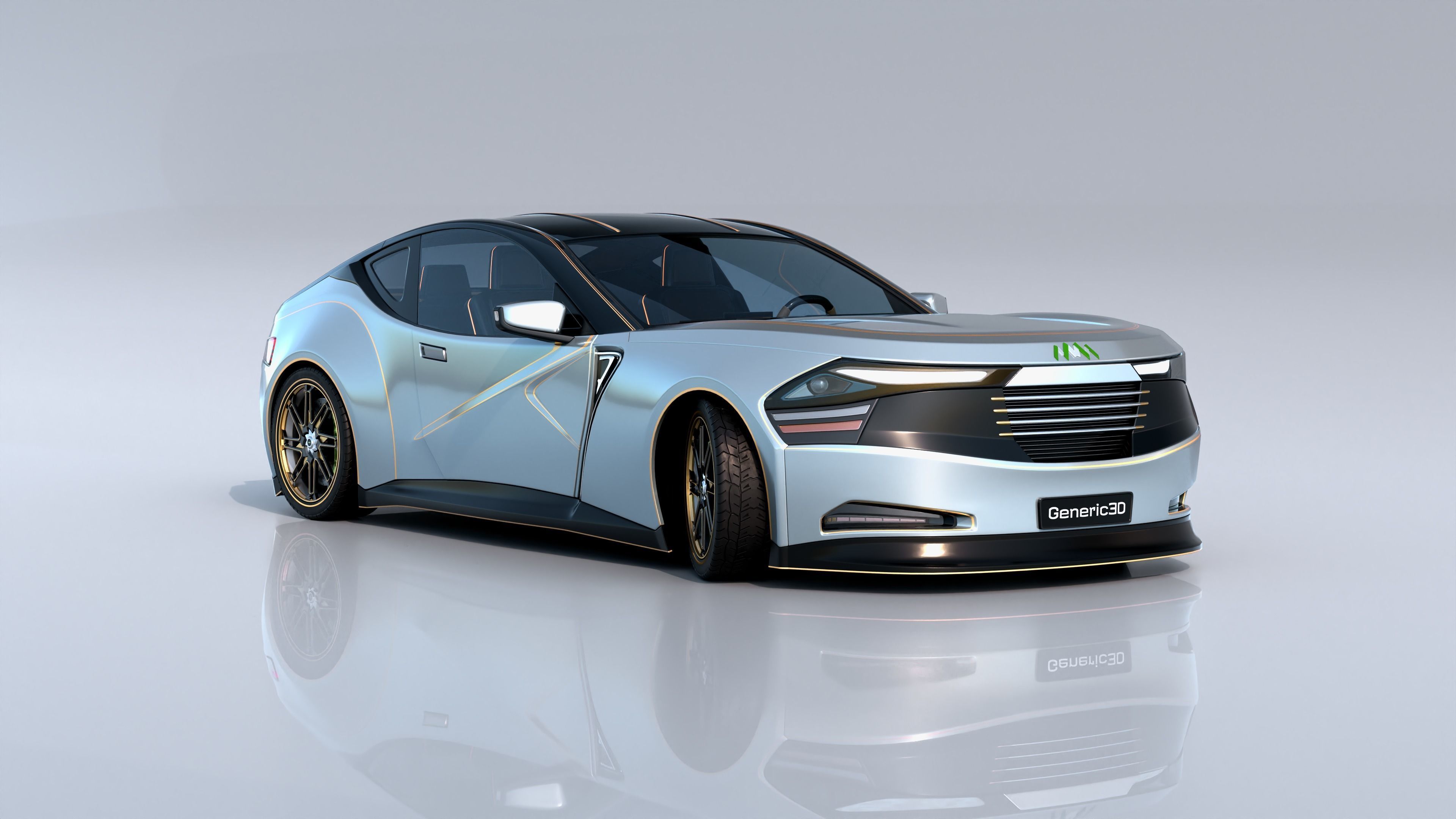 Generic Car Series - V1U2-G3D 3D model_26