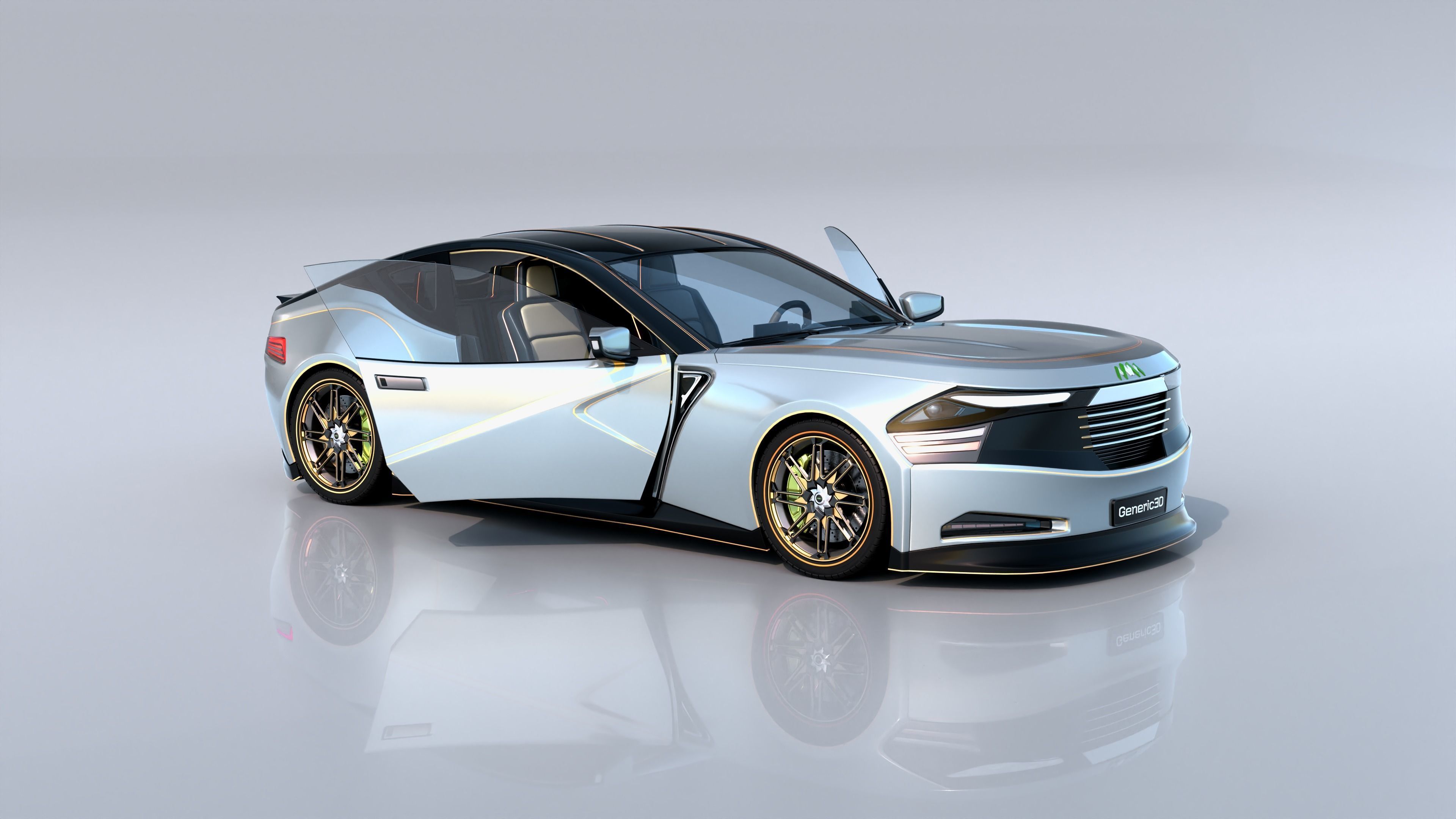 Generic Car Series - V1U2-G3D 3D model_12