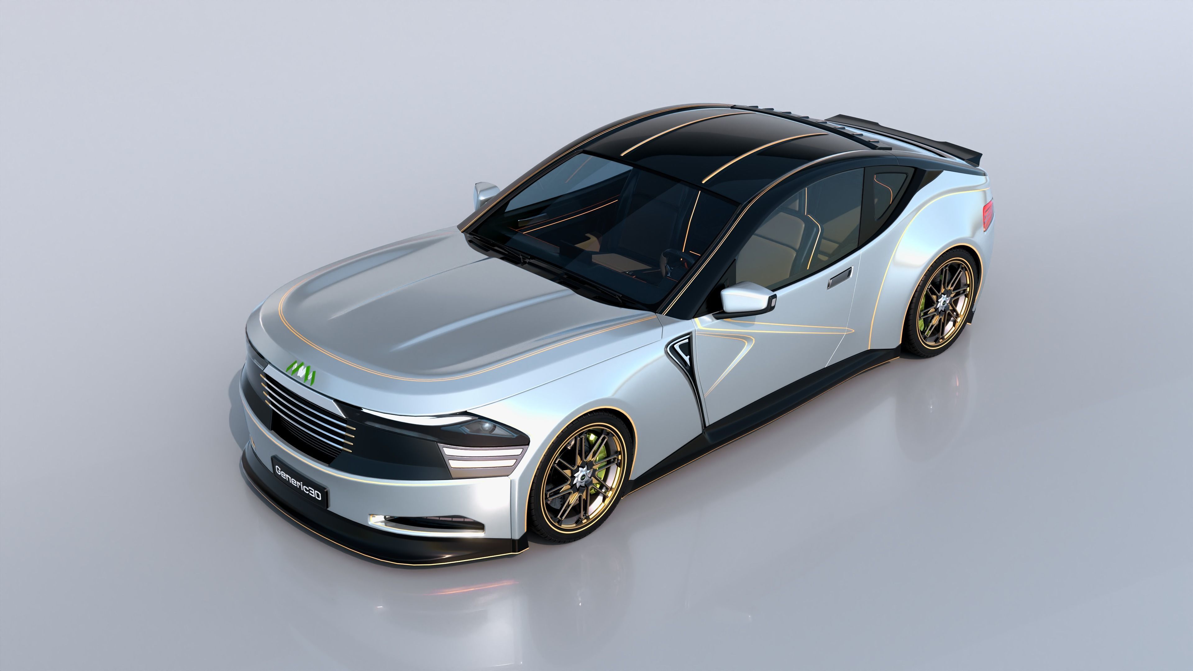 Generic Car Series - V1U2-G3D 3D model_7