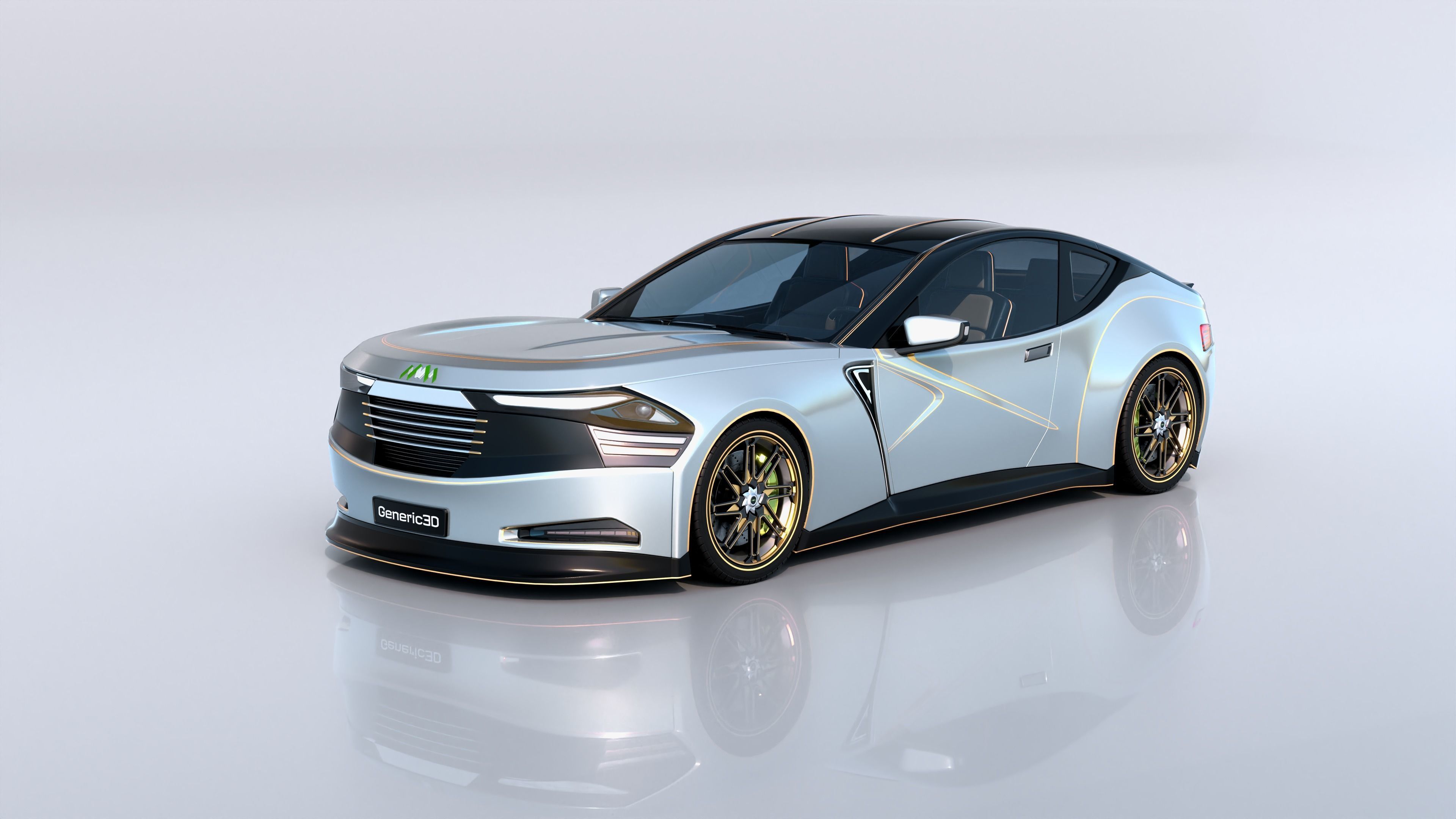 Generic Car Series - V1U2-G3D 3D model_11