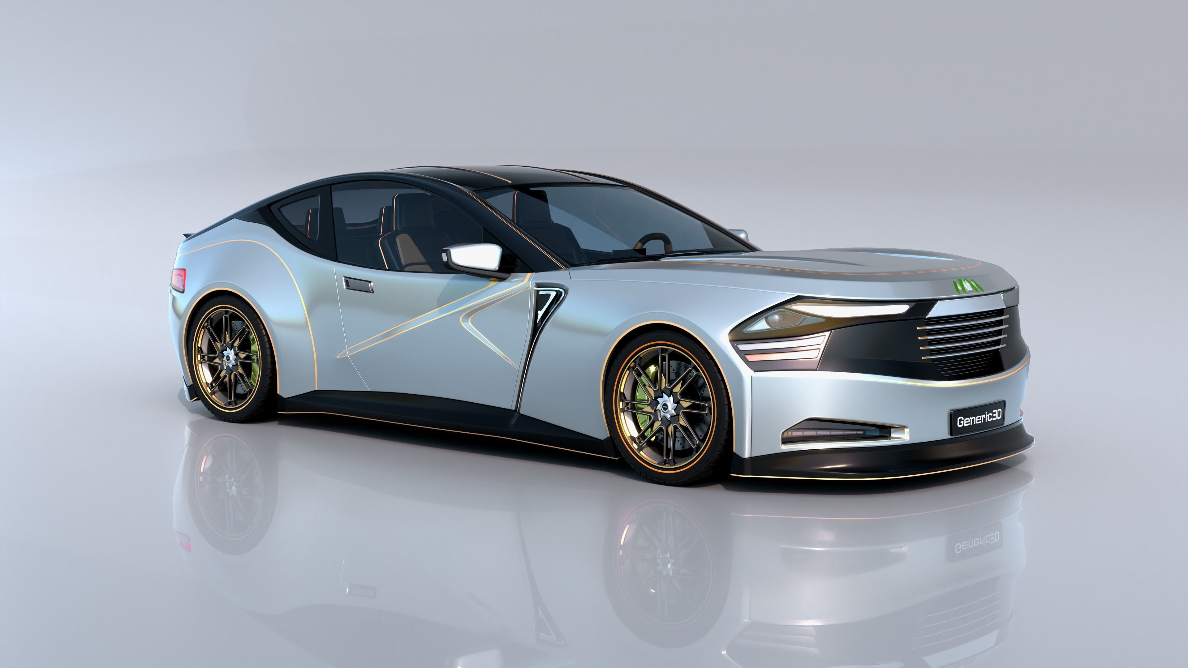 Generic Car Series - V1U2-G3D 3D model_6