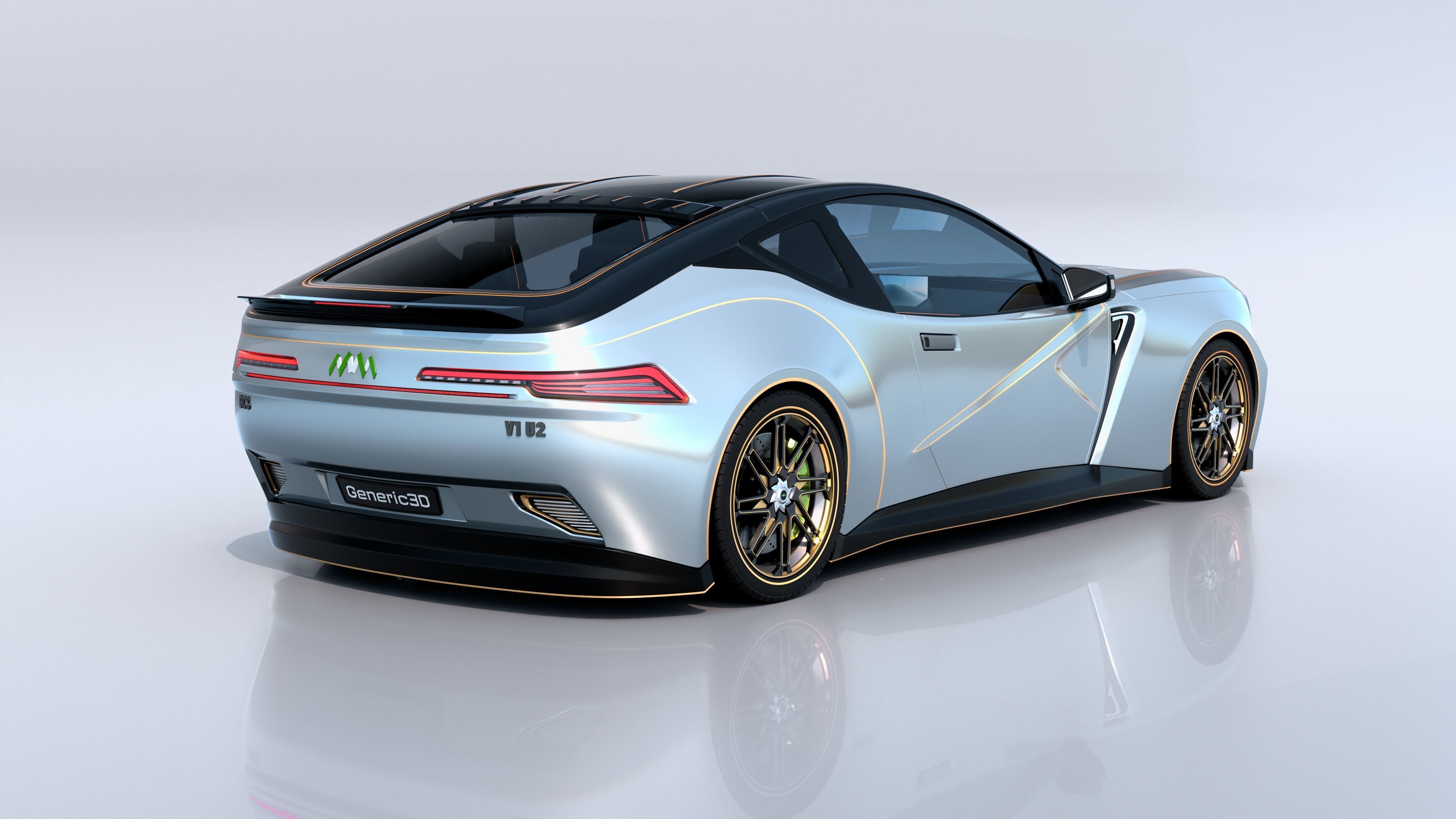 Generic Car Series - V1U2-G3D 3D model_3