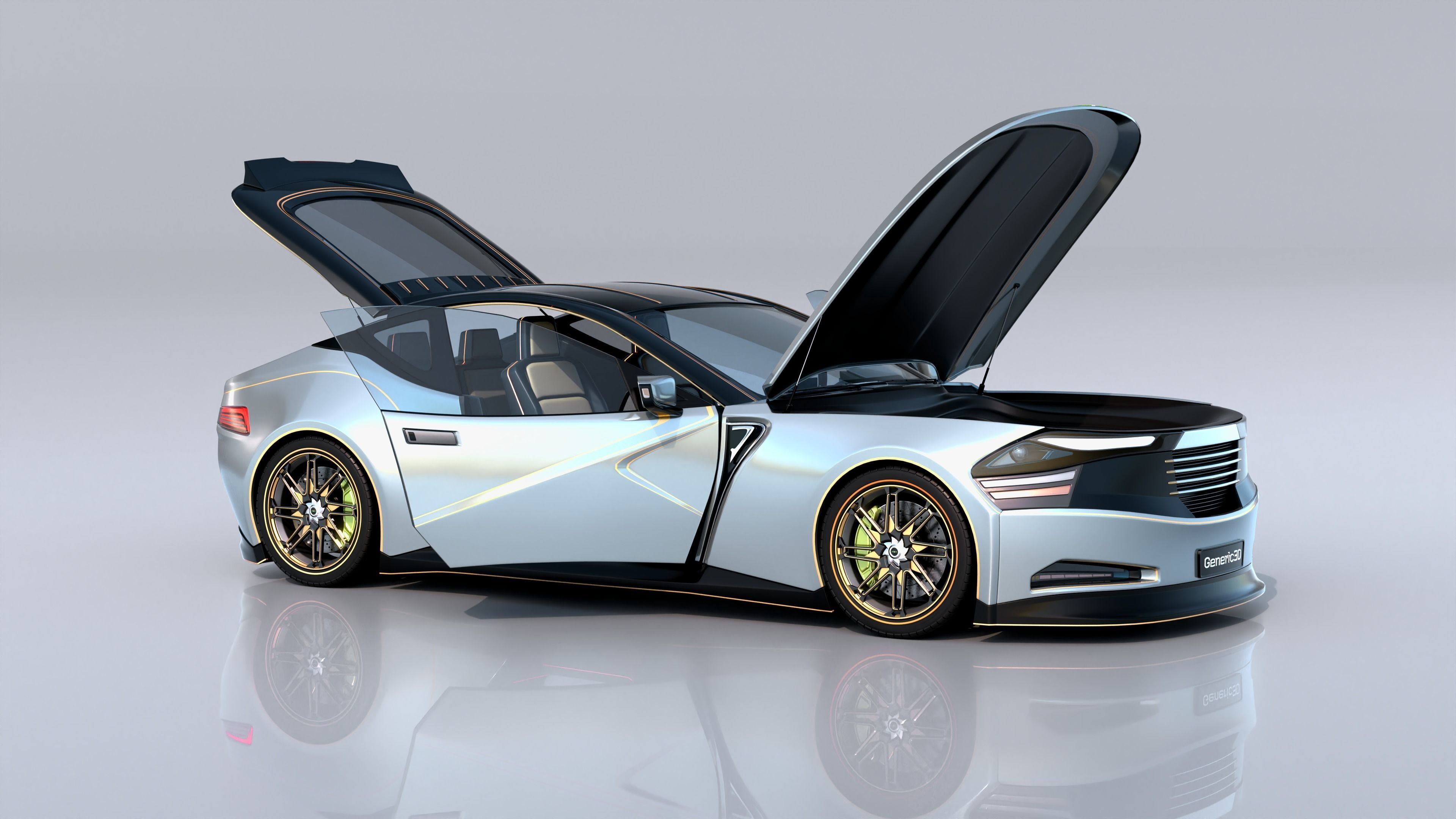 Generic Car Series - V1U2-G3D 3D model_16