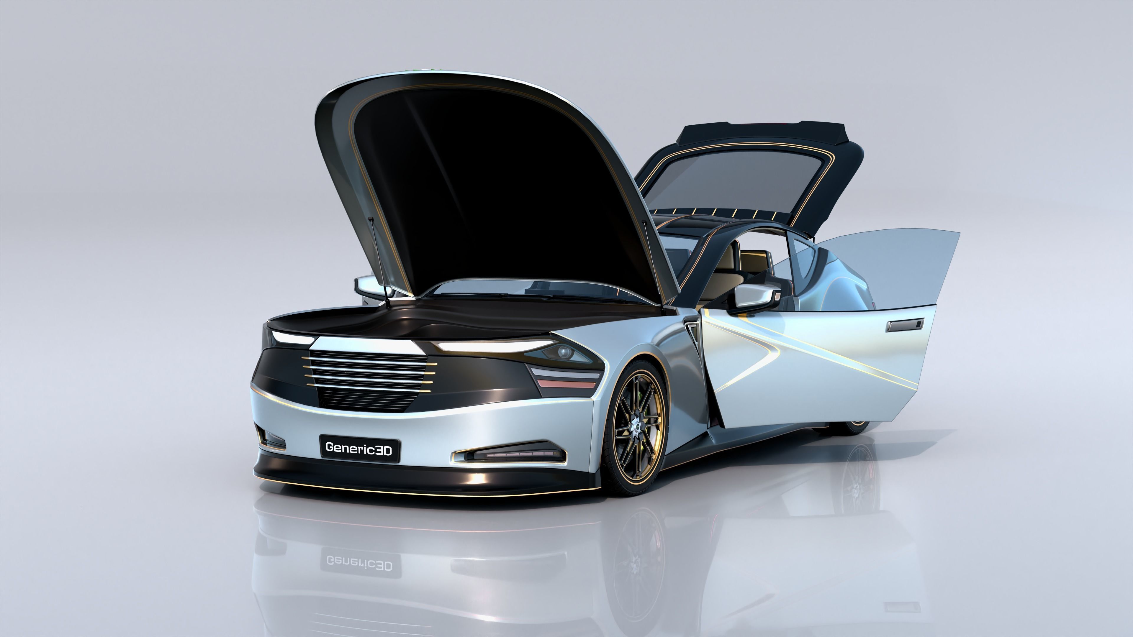 Generic Car Series - V1U2-G3D 3D model_15