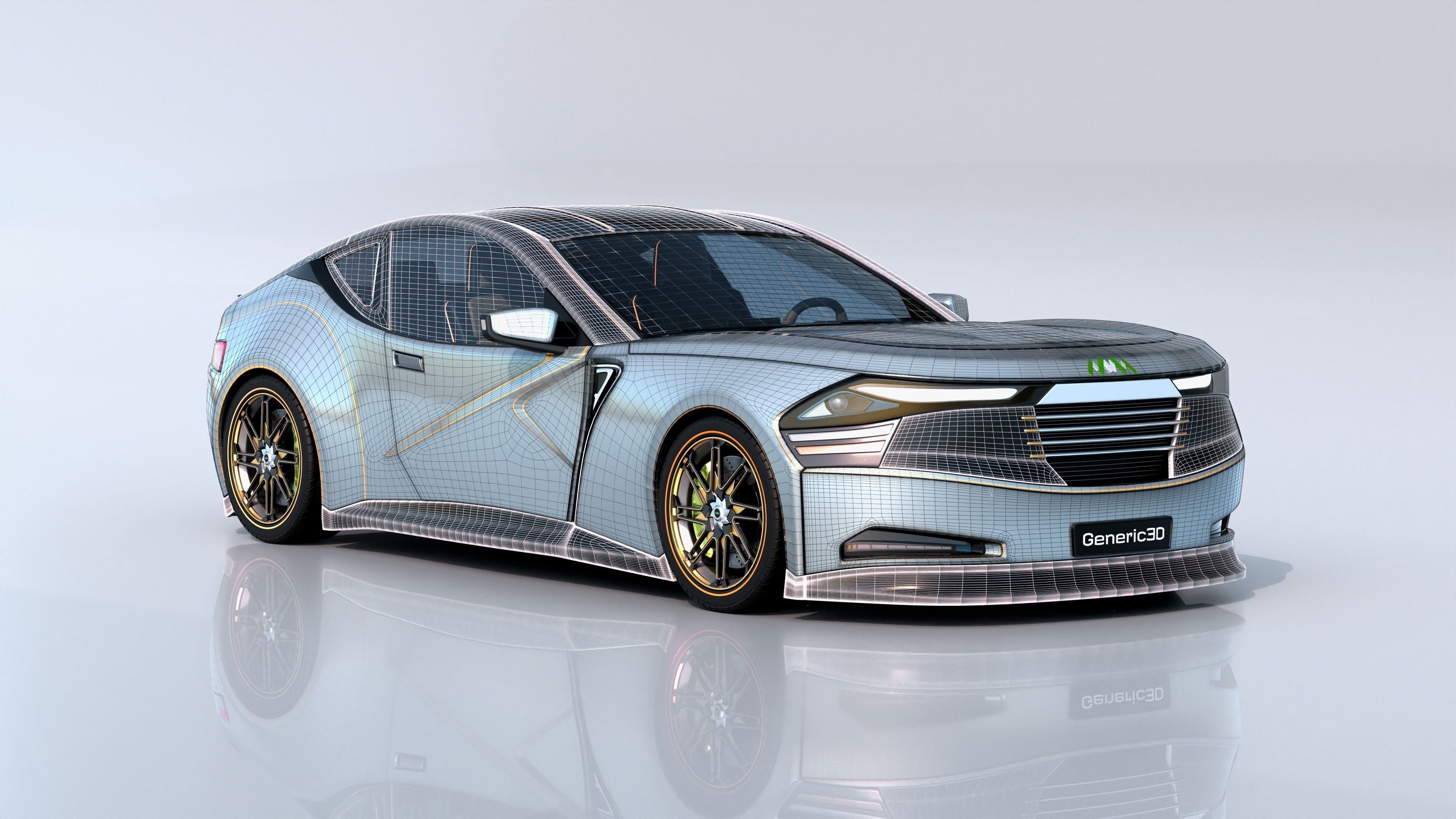 Generic Car Series - V1U2-G3D 3D model_22