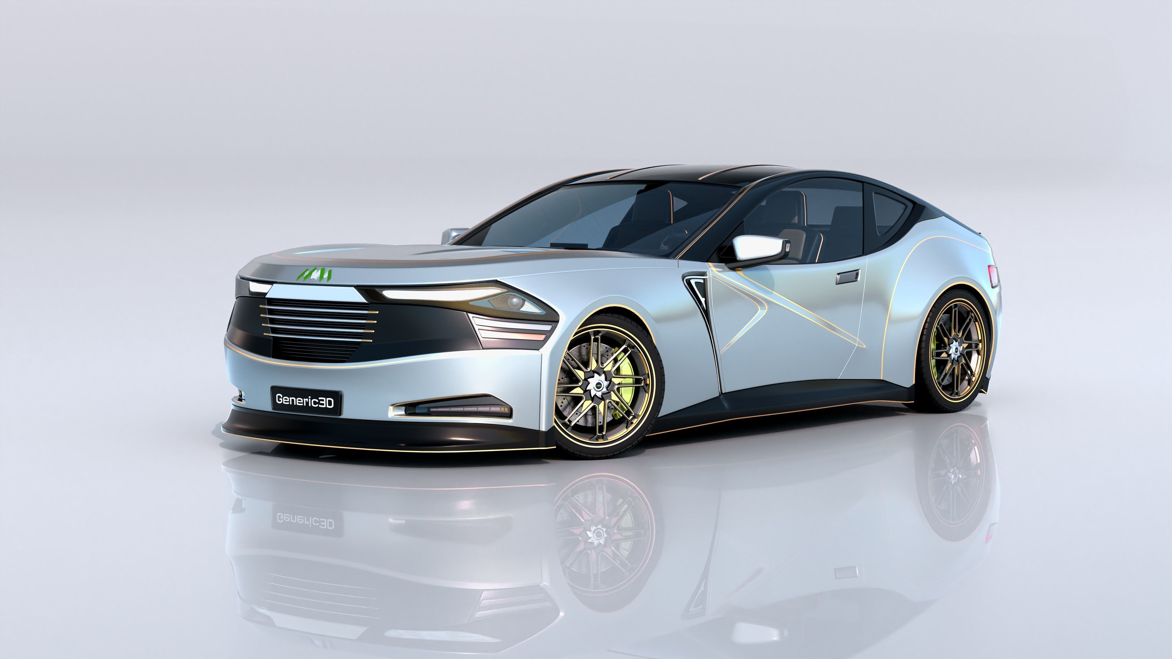 Generic Car Series - V1U2-G3D 3D model_25