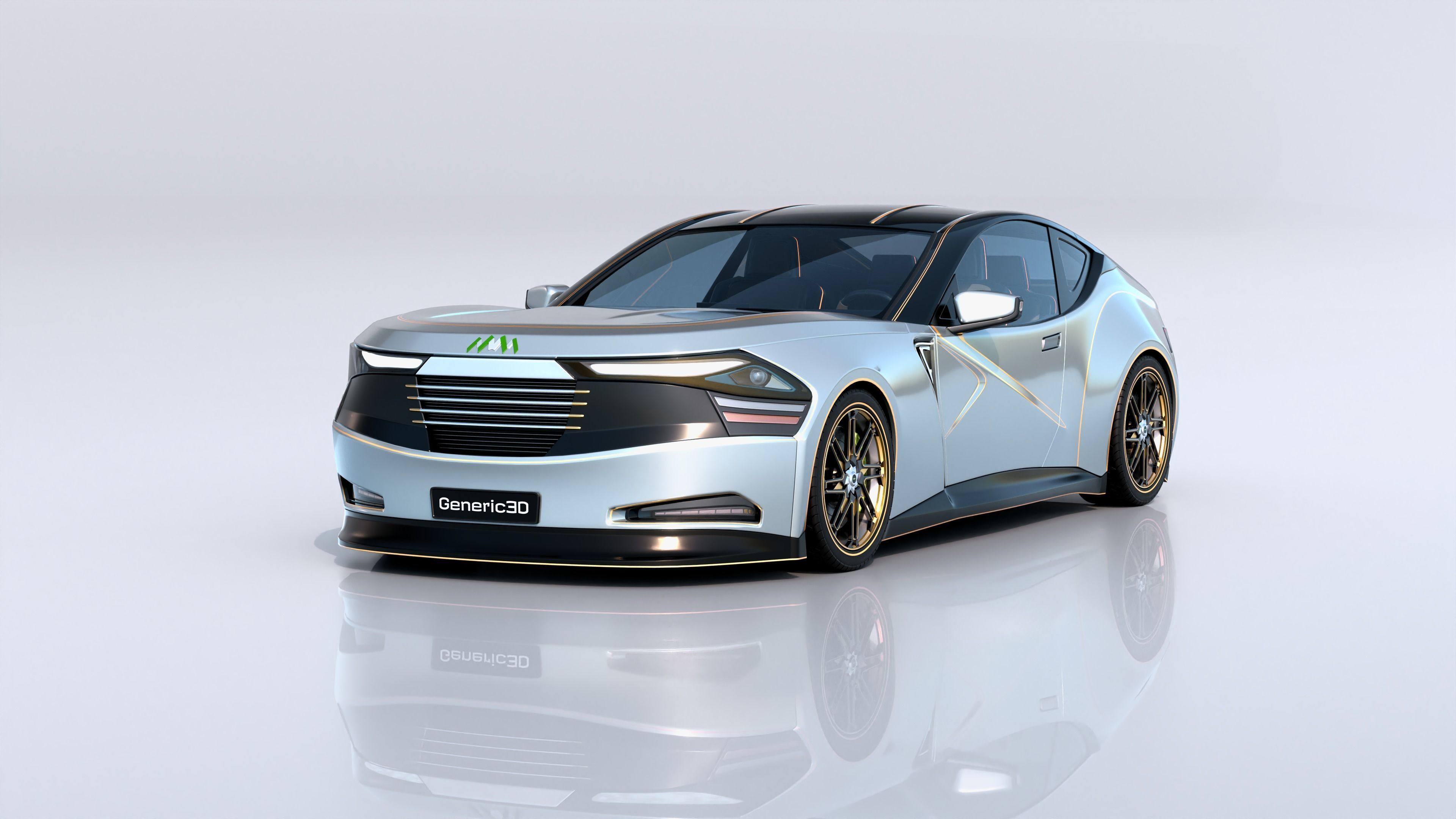 Generic Car Series - V1U2-G3D 3D model_10