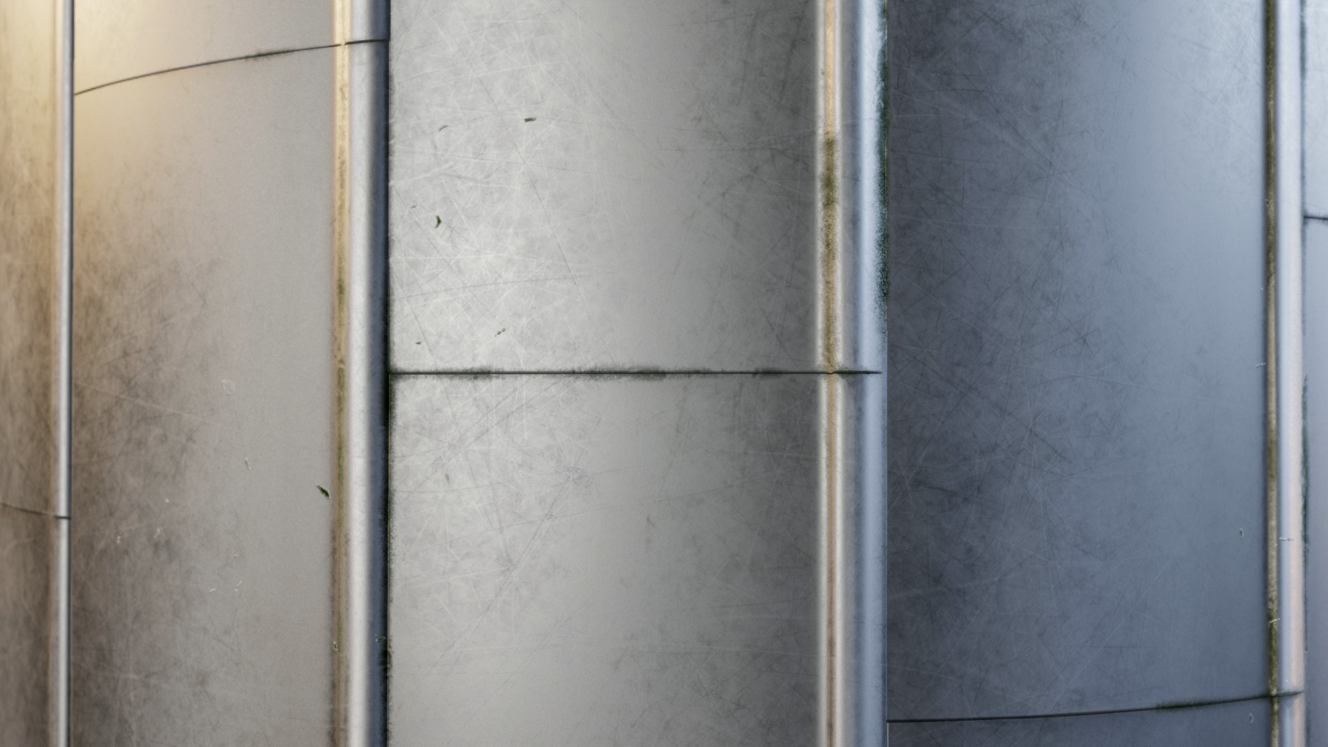 Seamless Metal roof PBR material Texture_3