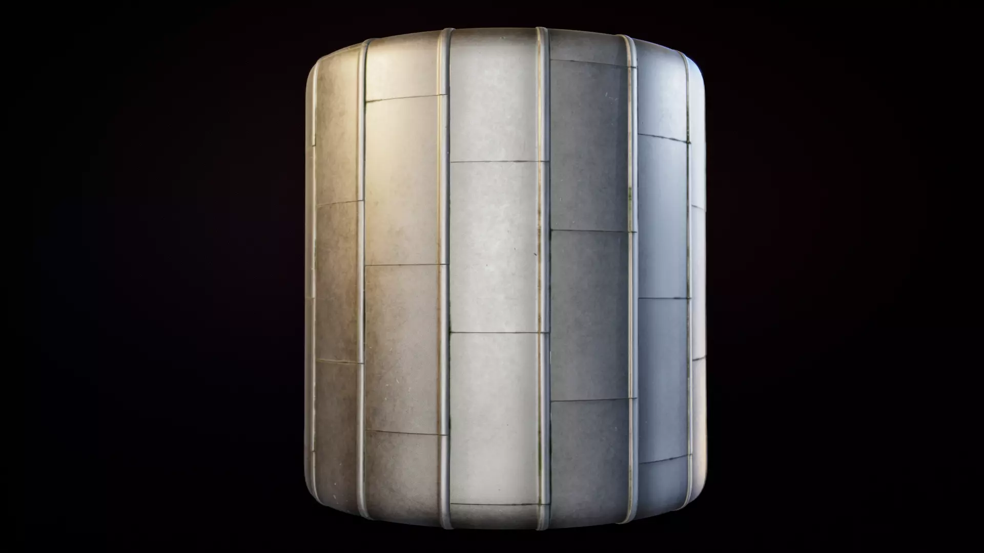 Seamless Metal roof PBR material Texture_0
