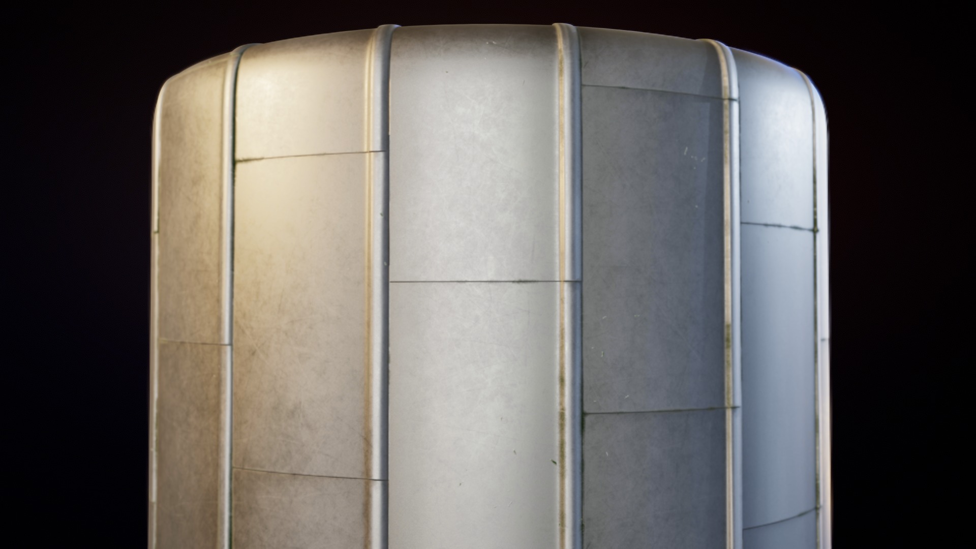 Seamless Metal roof PBR material Texture_2