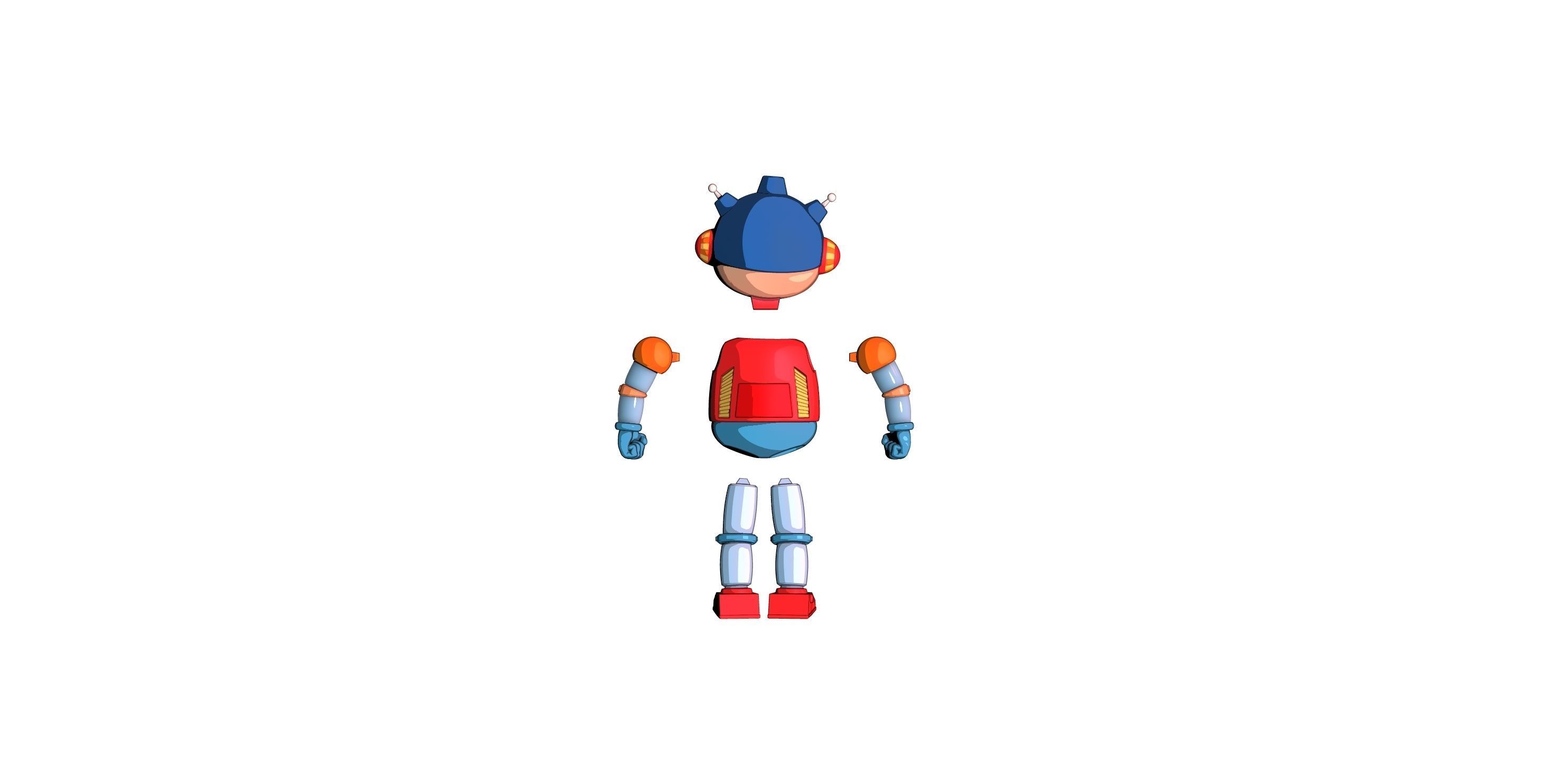 Robottino Cybot Robotchi Saibotto Robocchi 3D print model_8