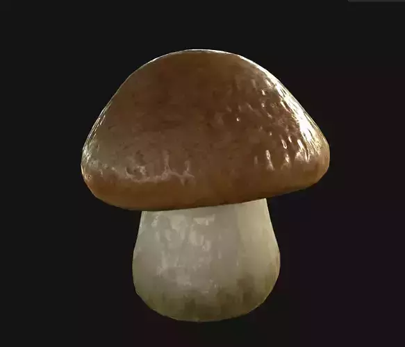 Small Brown Mushroom