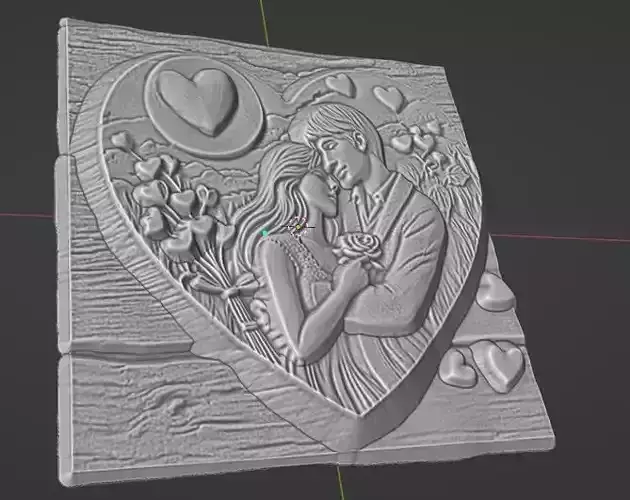 VALENTINES DAY RELIEF 3D model