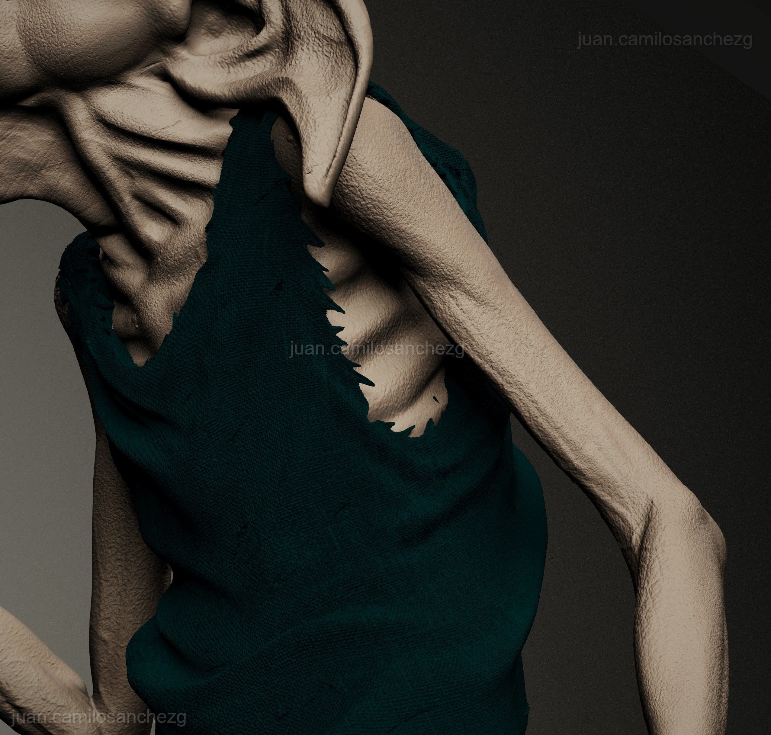 KREACHER HOUSE ELF HARRY POTTER MOVIE 3D print model_6