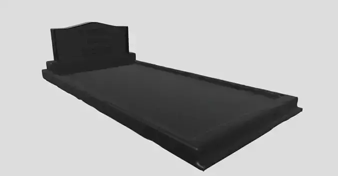 Tumba tomb stone tombstone cementerio cementery Low-poly 3D model