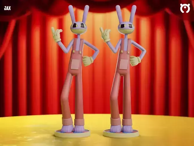 Jax - The amazing  digital circus 3D print model Jax - The amazing  digital circus 3D print model