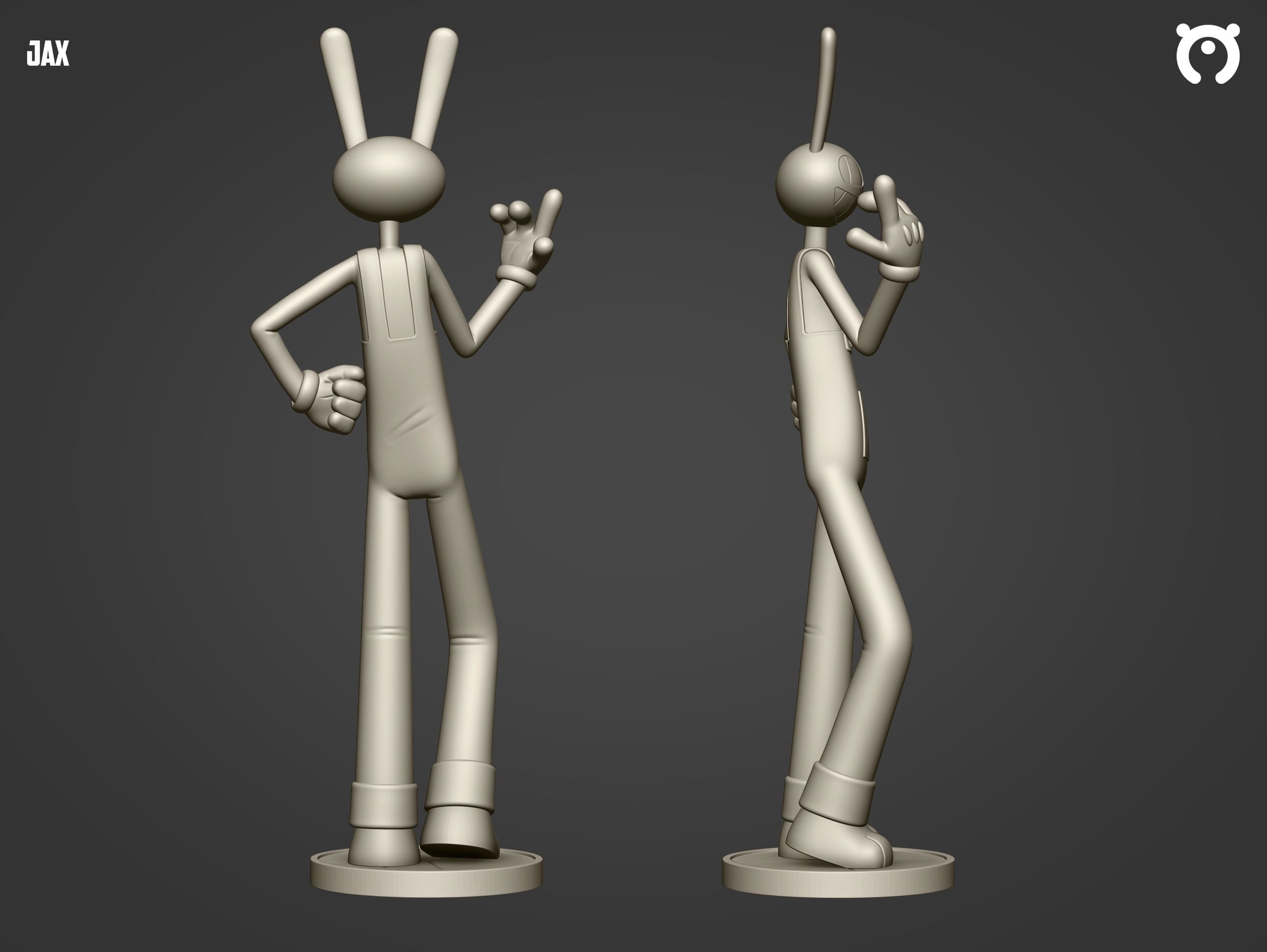 Jax - The amazing  digital circus 3D print model_3