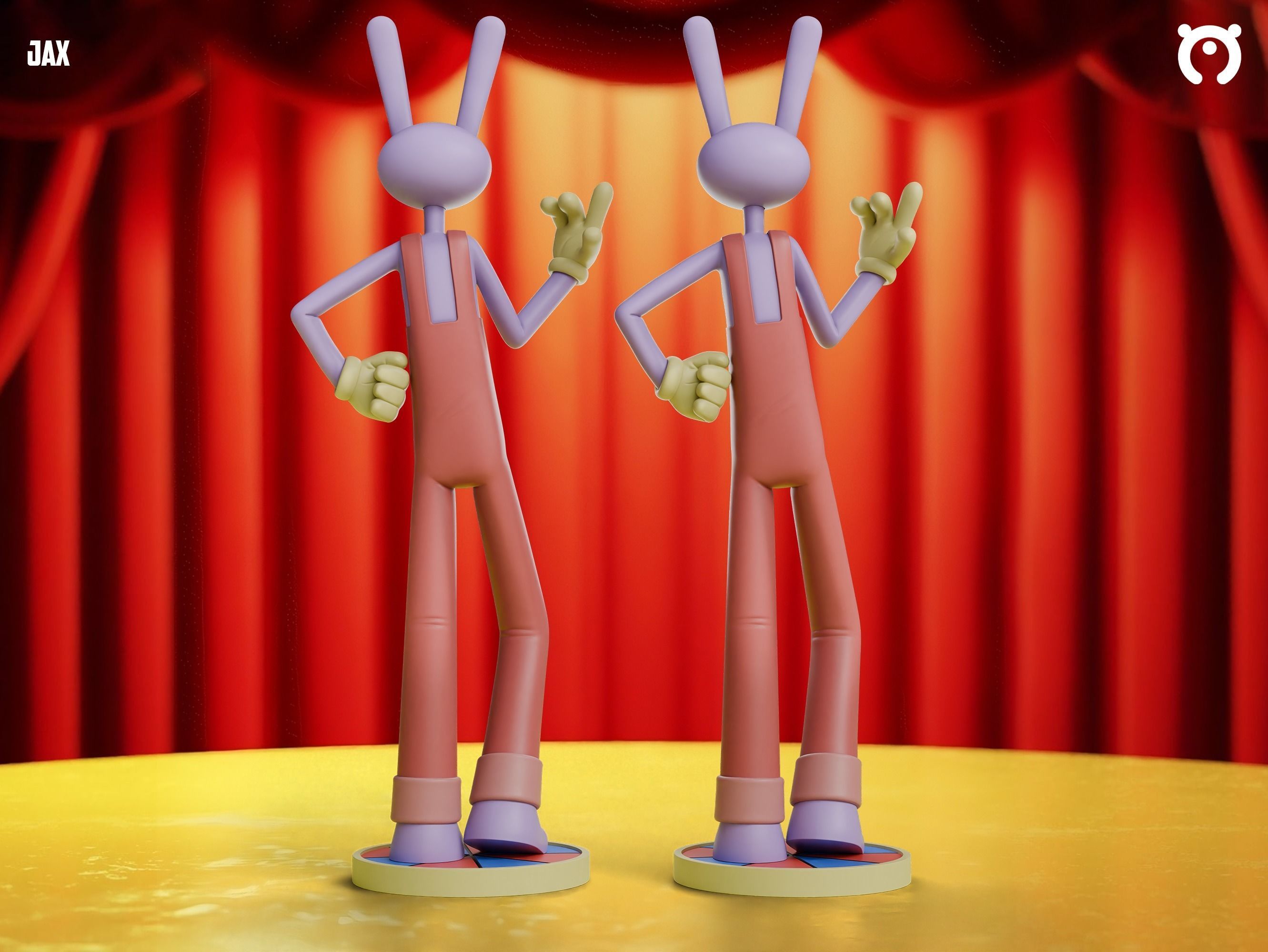 Jax - The amazing  digital circus 3D print model_1