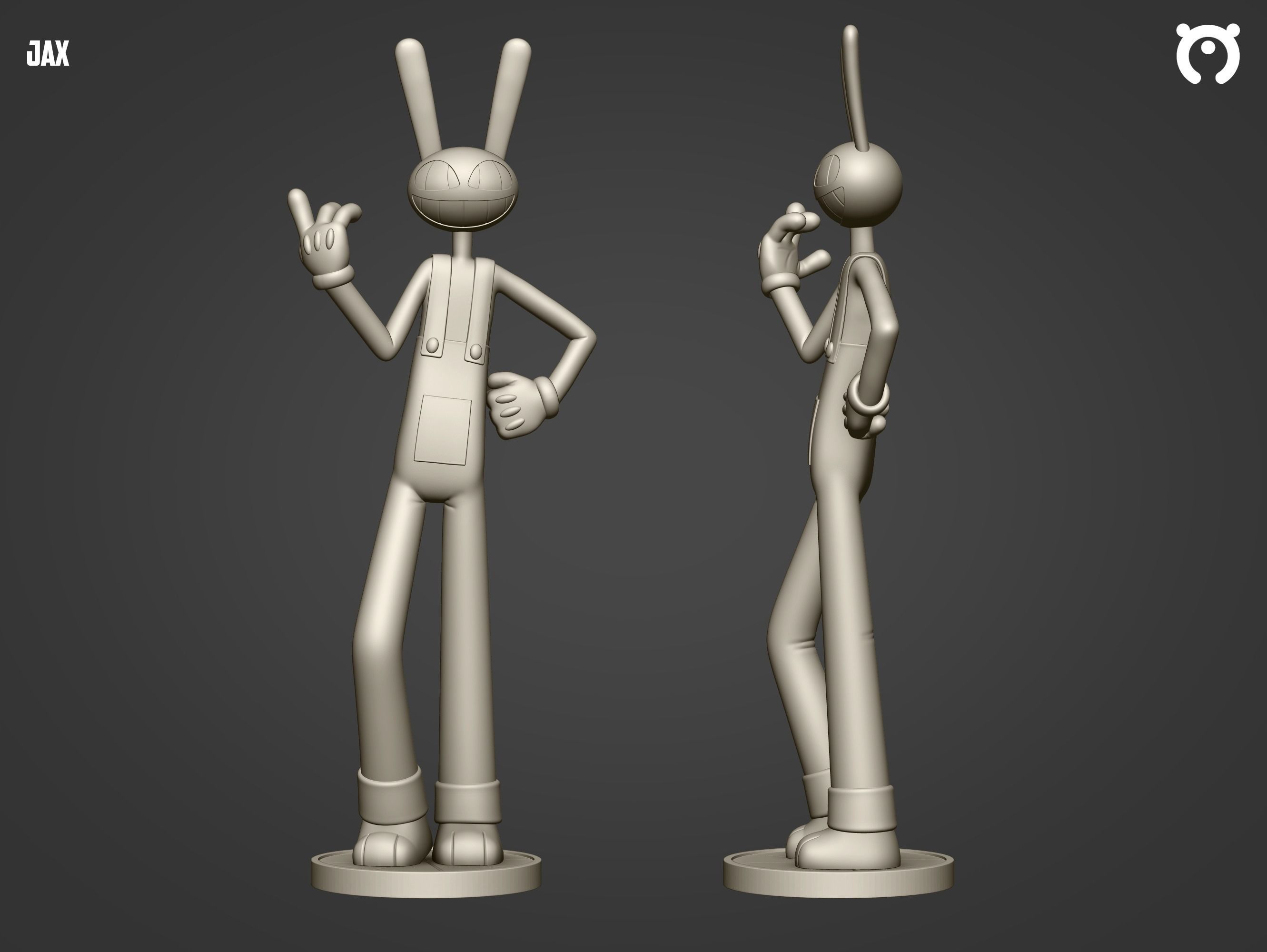 Jax - The amazing  digital circus 3D print model_2