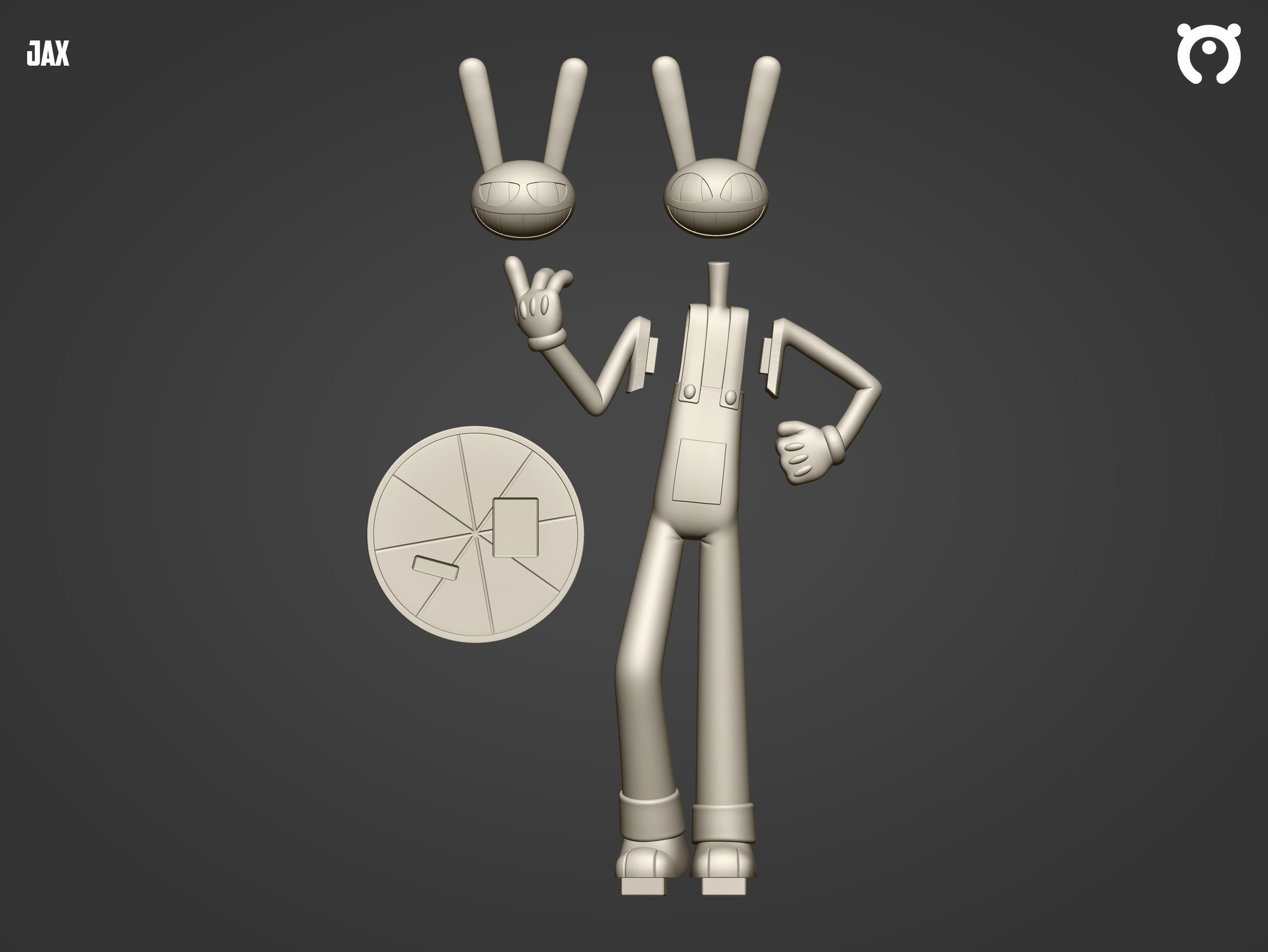 Jax - The amazing  digital circus 3D print model_4