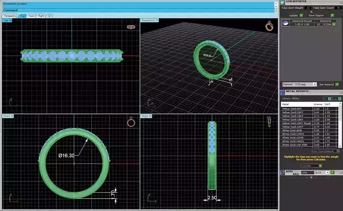 Women Diamond Engagement Ring R110