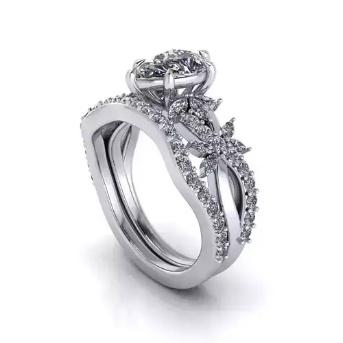 Matching Fashion Rings R60 3D print model
